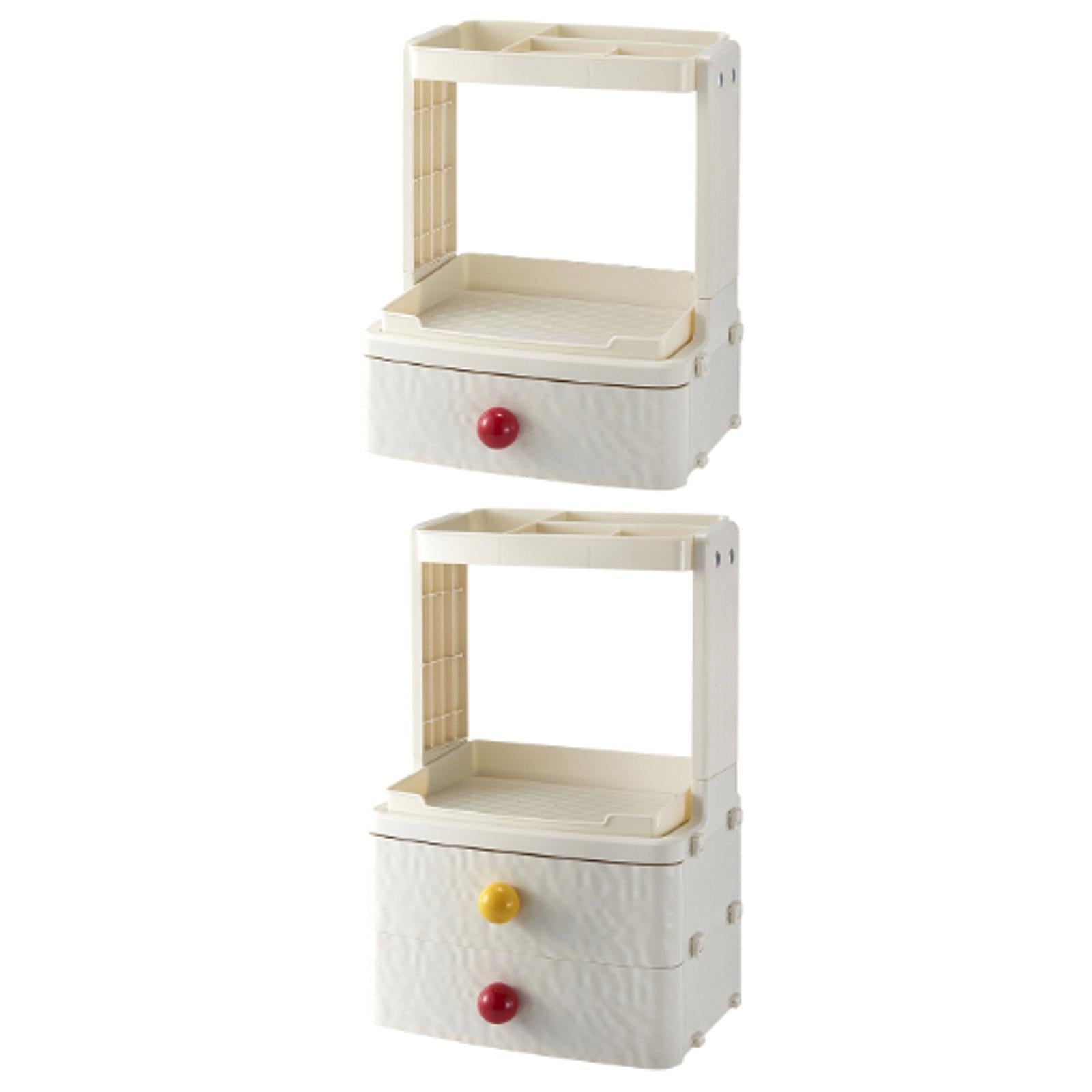 Makeup Organizer Elegant Desktop Cosmetic Holder for Home Countertop Dresser 26.5cmx20.5cmx33cm 3 Layers
