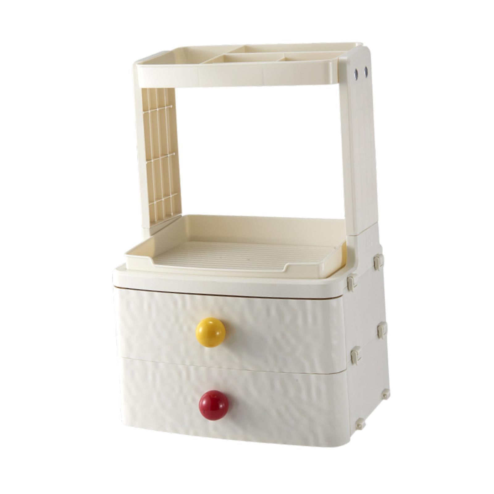 Makeup Organizer Elegant Desktop Cosmetic Holder for Home Countertop Dresser 26.5cmx20.5cmx41cm 4 Layers