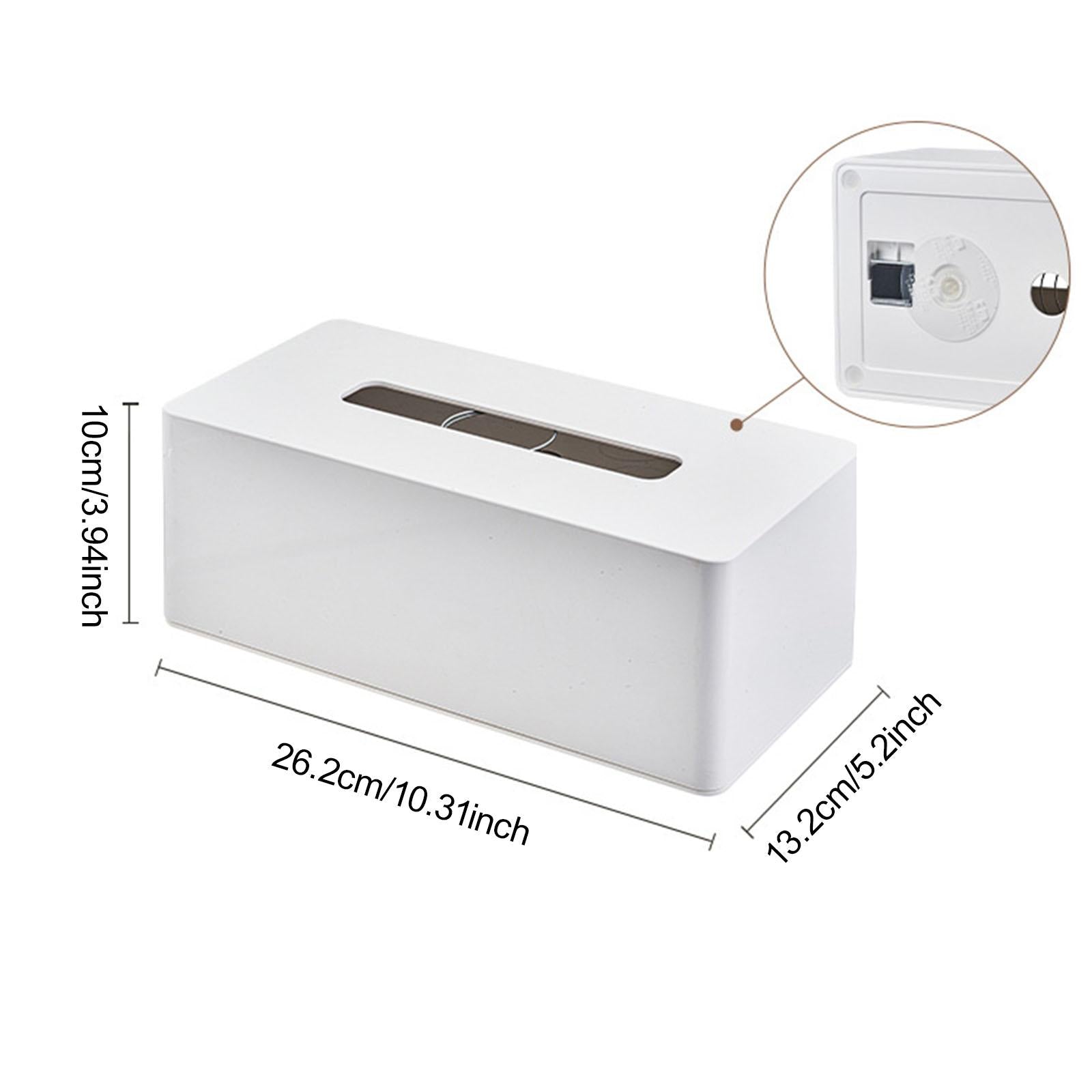 Tissue Storage Box Convenient Napkin Paper Case for Office Bathroom Washroom