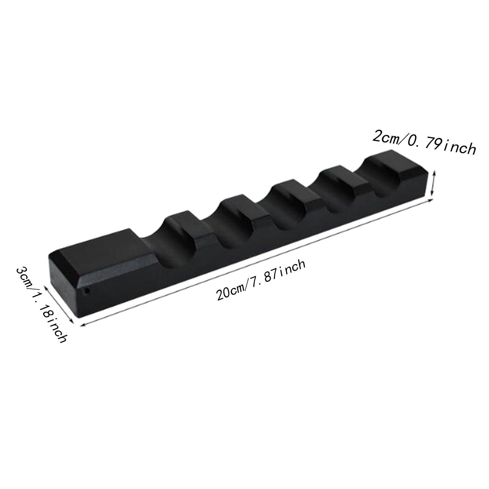 Chopsticks Holder Aluminum Alloy Spoon Fork Holder for Hotel Cafe Restaurant Black