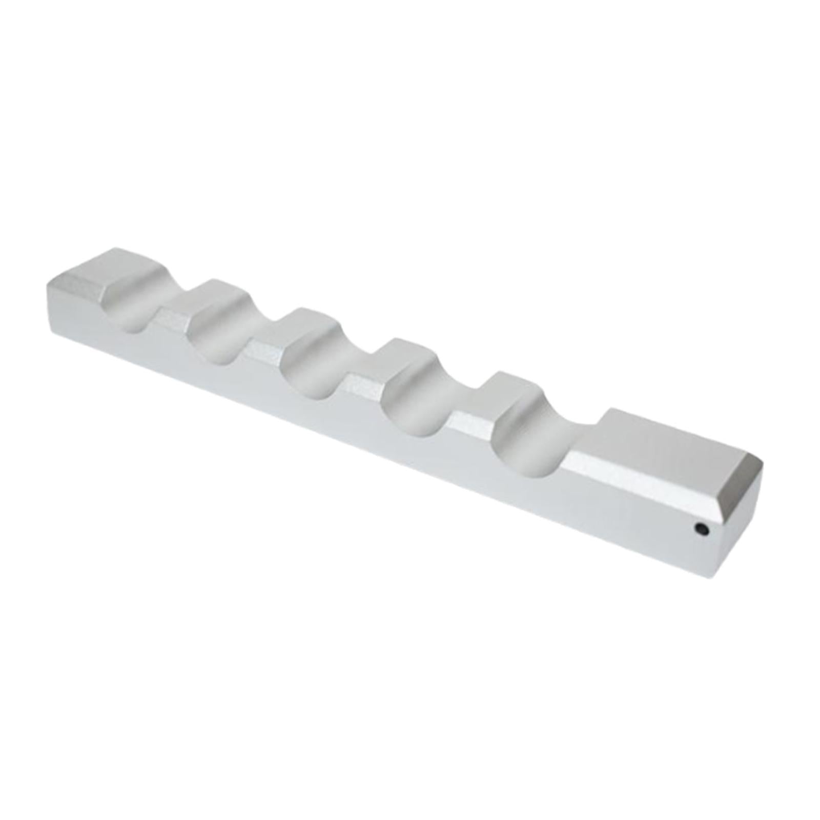 Chopsticks Holder Aluminum Alloy Spoon Fork Holder for Hotel Cafe Restaurant Silver