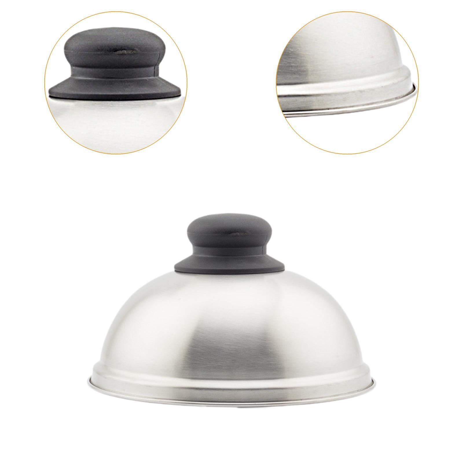 Burger Cover with Handle Cheese Melting Dome for Sandwiches Barbecue Cooking 15.8cm