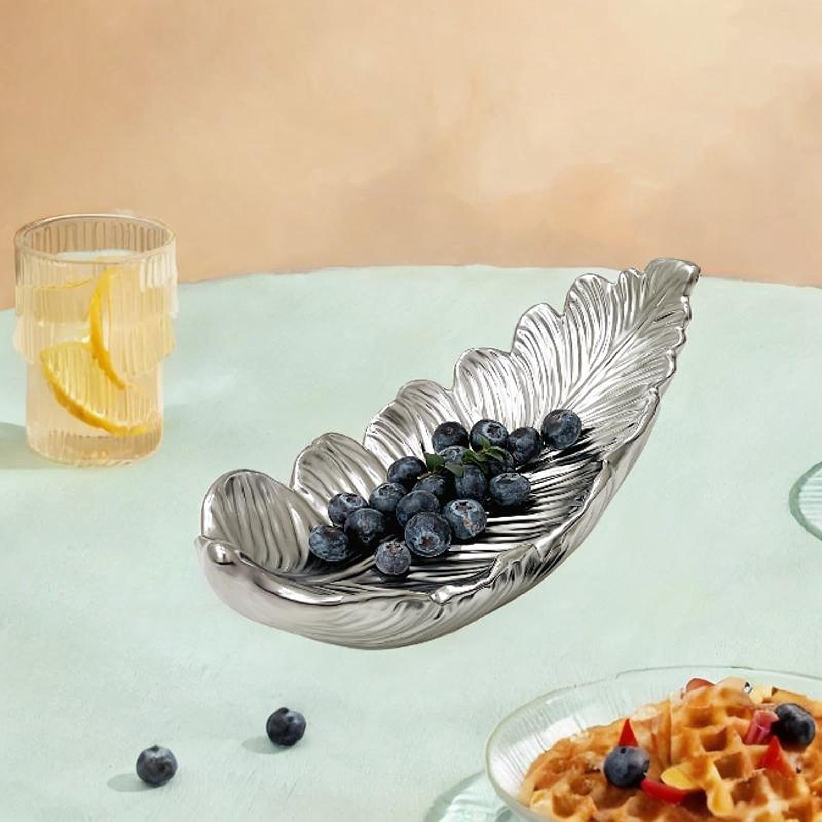 Fruit Plate Large Capacity Dried Fruit Plate for Living Room Household Hotel