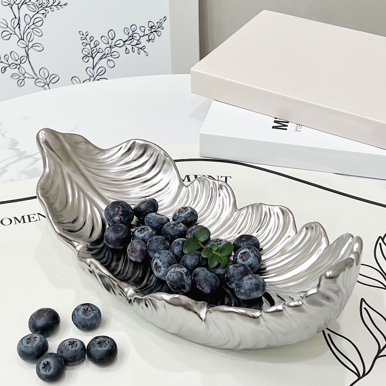 Fruit Plate Large Capacity Dried Fruit Plate for Living Room Household Hotel