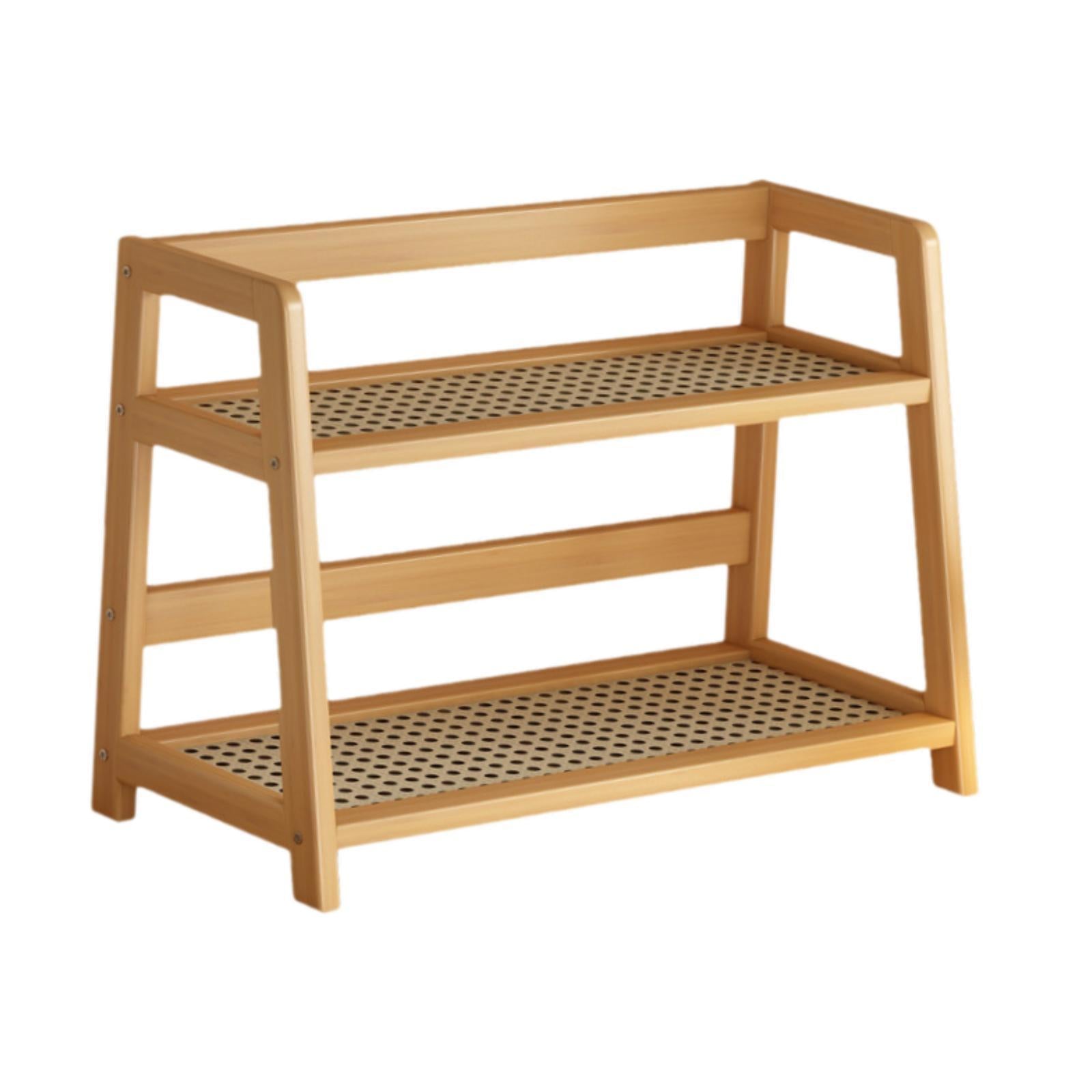 Desk Storage Organizer 2 Tier Double Layer Rack for Tabletop Counter Kitchen