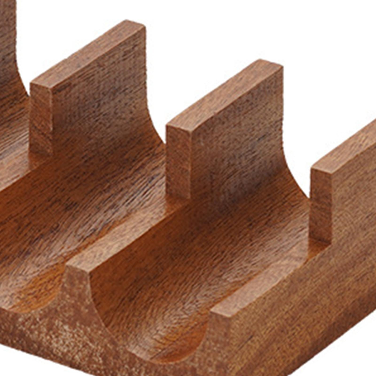Wood Sushi Holder Sushi Hand Roll Holder for Tabletop Party Supplies Sashimi 4 Grid