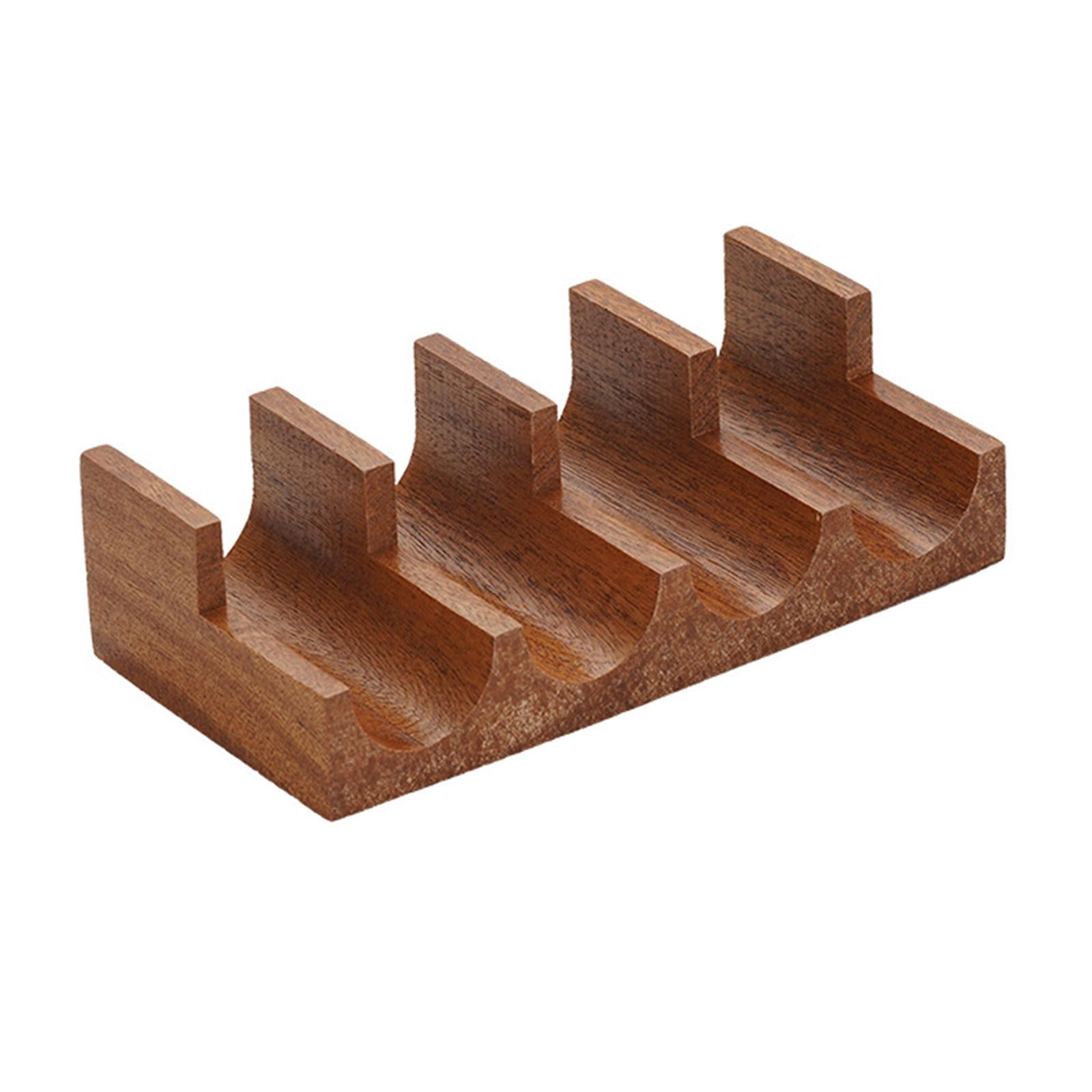 Wood Sushi Holder Sushi Hand Roll Holder for Tabletop Party Supplies Sashimi 4 Grid