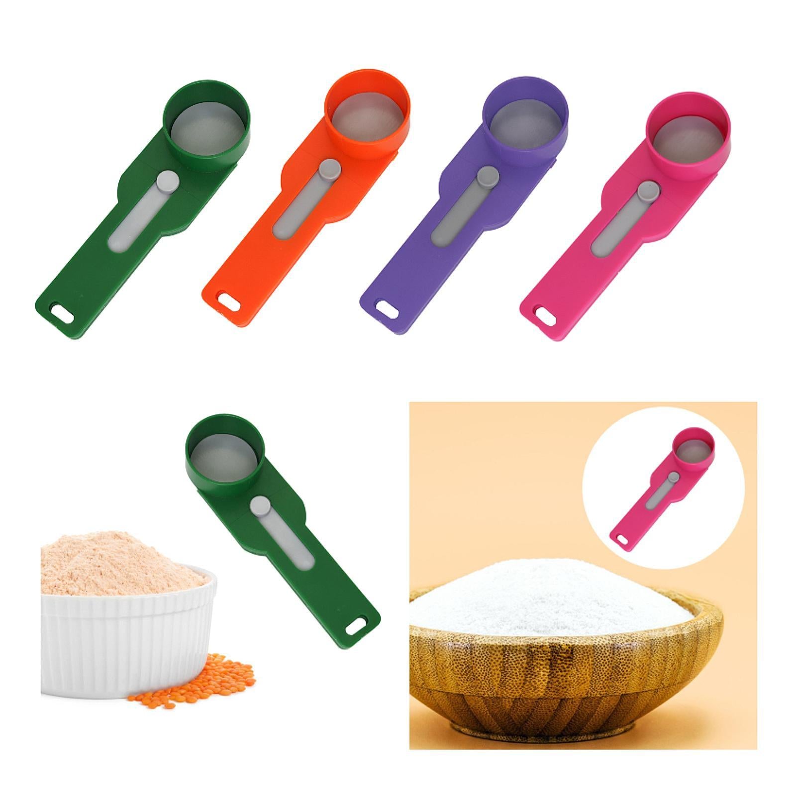 Coffee Measuring Spoon Versatile Coffee Scoop for Cup Refill Protein Powder green