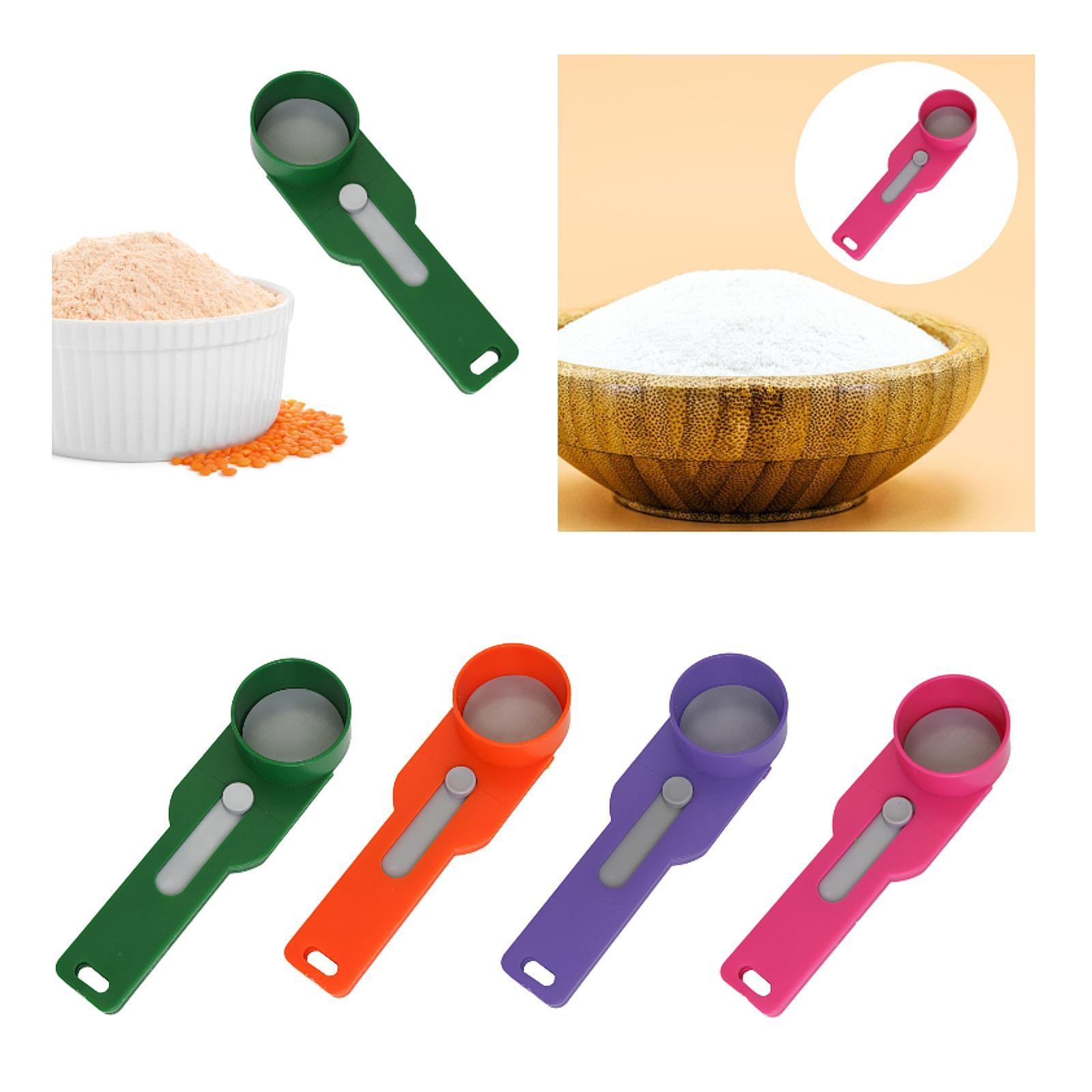 Coffee Measuring Spoon Versatile Coffee Scoop for Cup Refill Protein Powder green