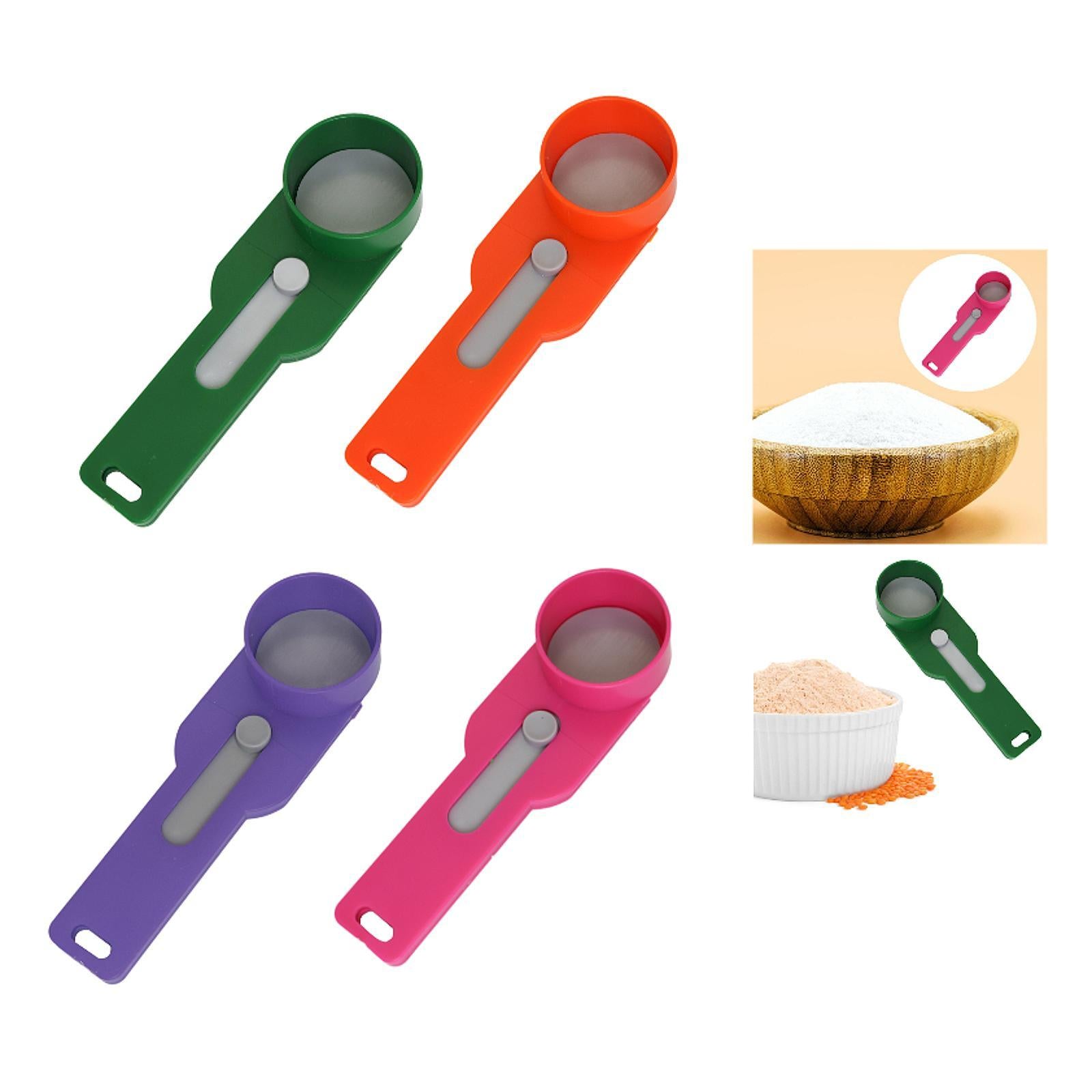 Coffee Measuring Spoon Versatile Coffee Scoop for Cup Refill Protein Powder green