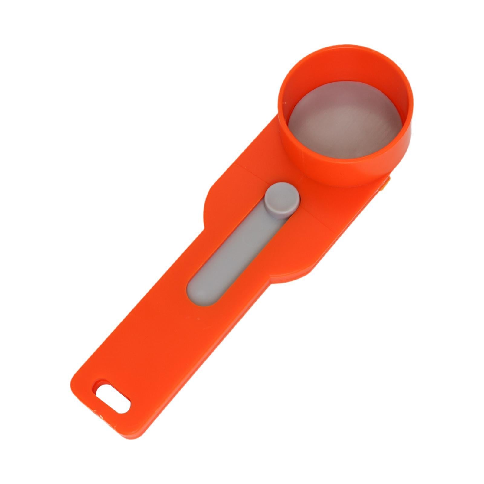 Coffee Measuring Spoon Versatile Coffee Scoop for Cup Refill Protein Powder orange