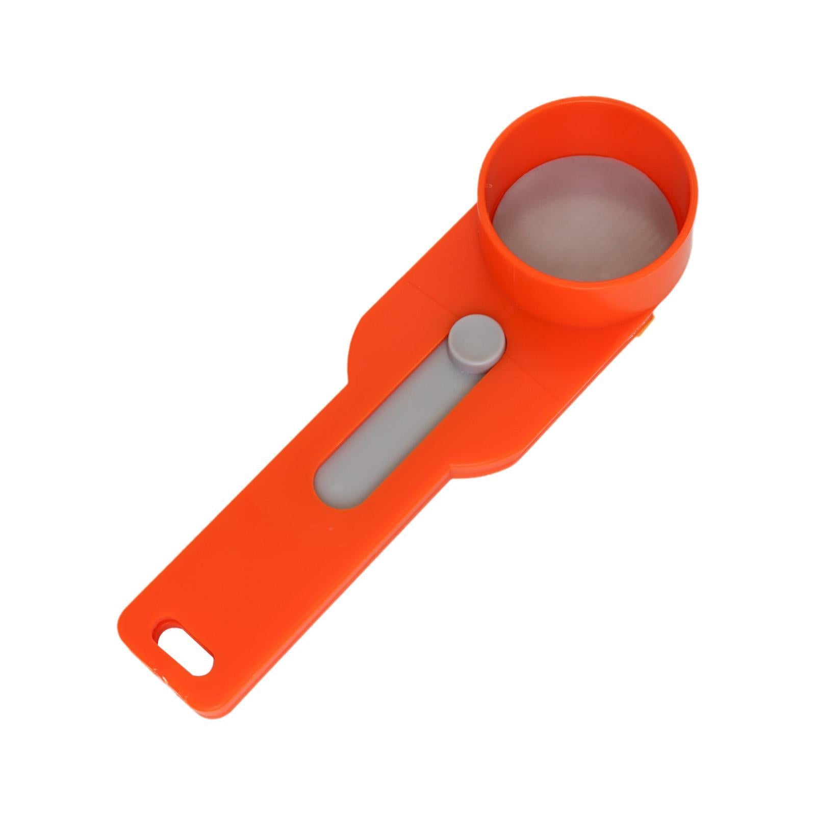 Coffee Measuring Spoon Versatile Coffee Scoop for Cup Refill Protein Powder orange