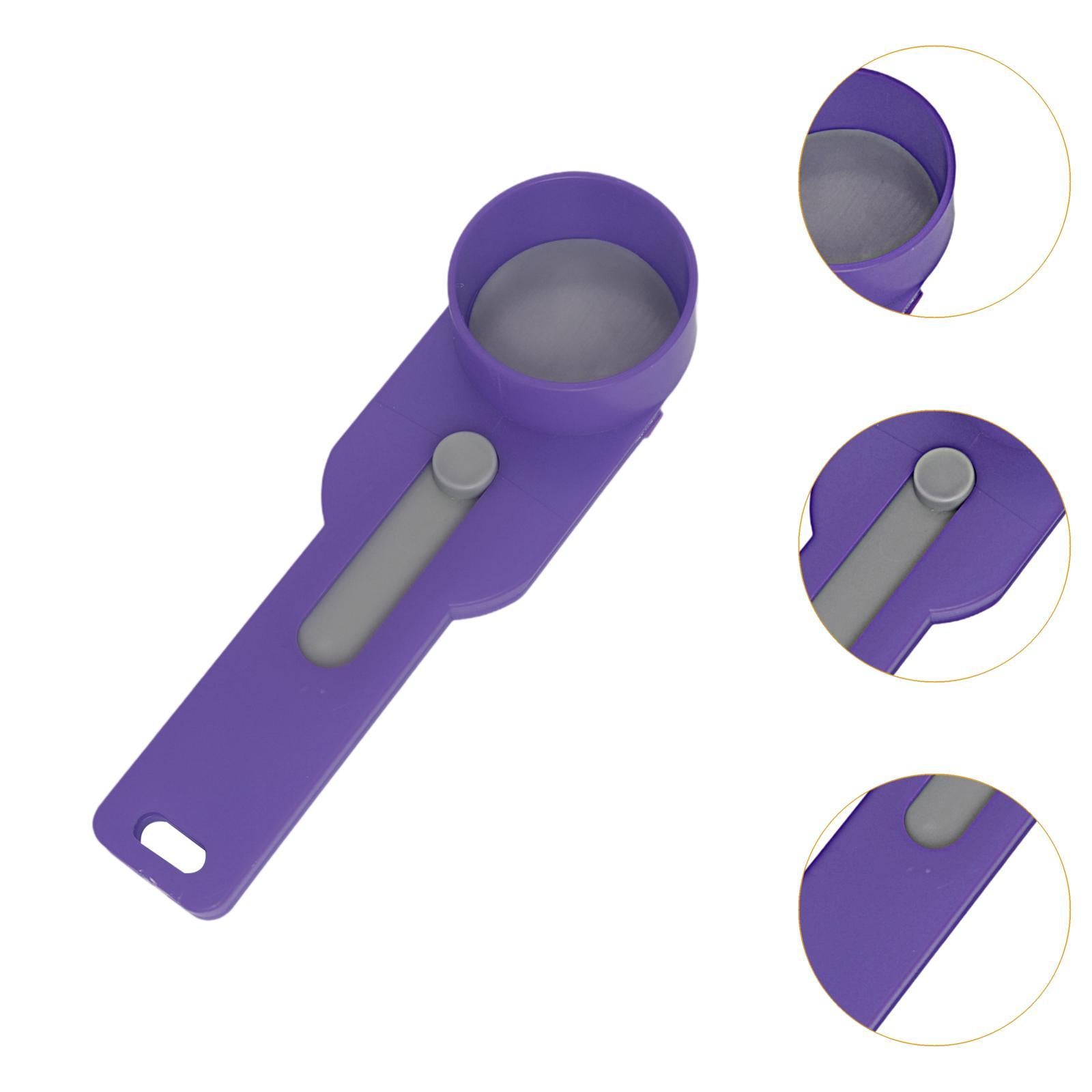 Coffee Measuring Spoon Versatile Coffee Scoop for Cup Refill Protein Powder violet