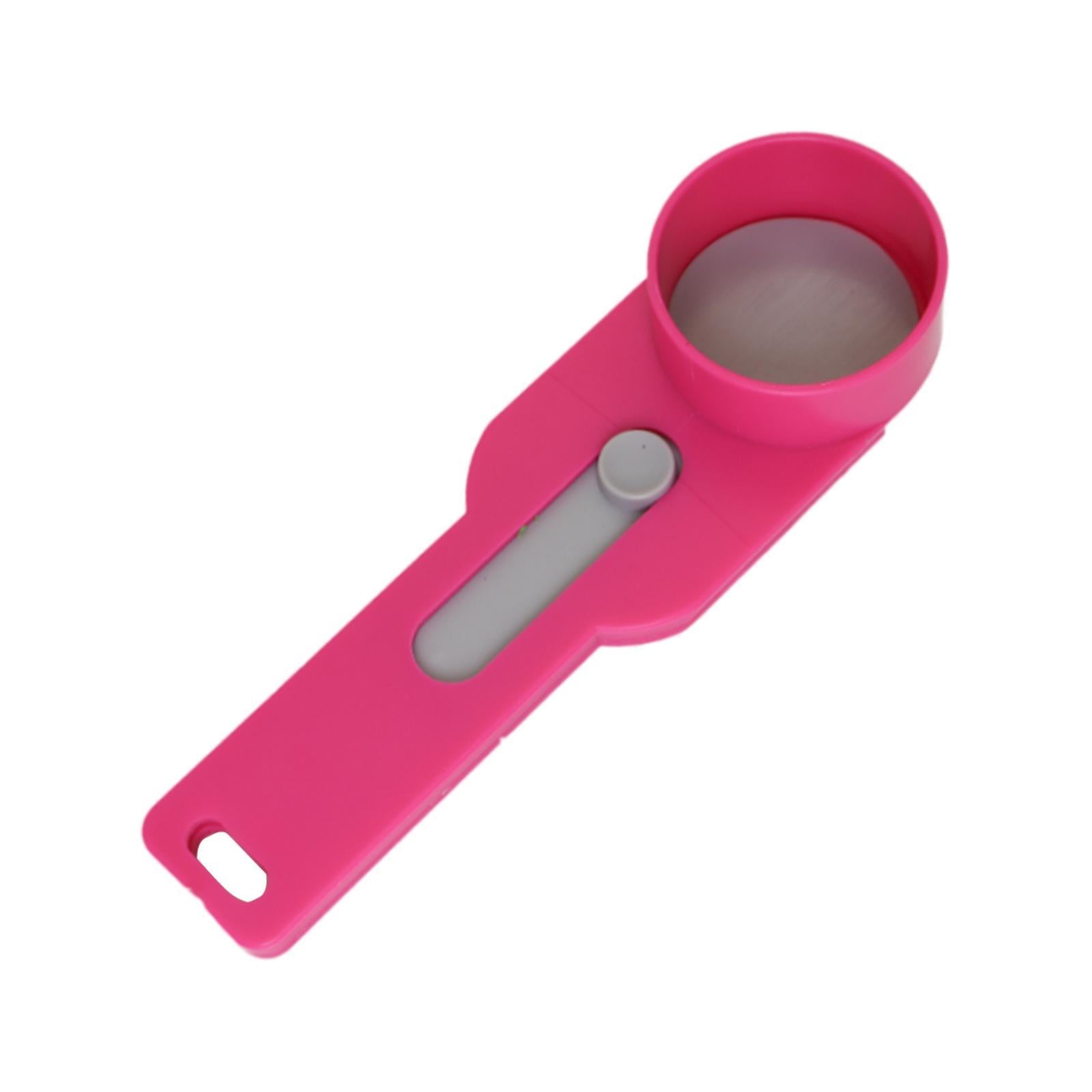 Coffee Measuring Spoon Versatile Coffee Scoop for Cup Refill Protein Powder pink
