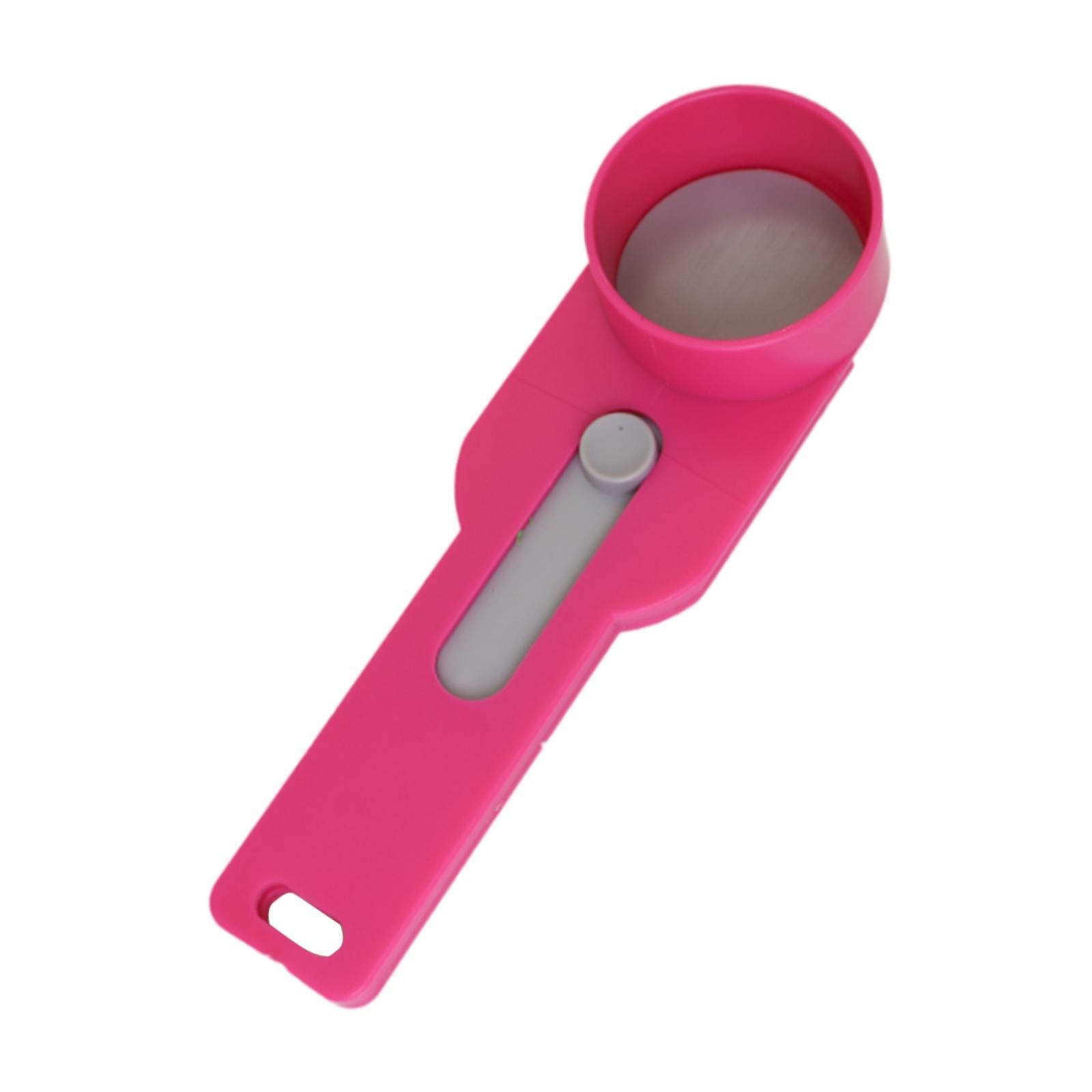 Coffee Measuring Spoon Versatile Coffee Scoop for Cup Refill Protein Powder pink