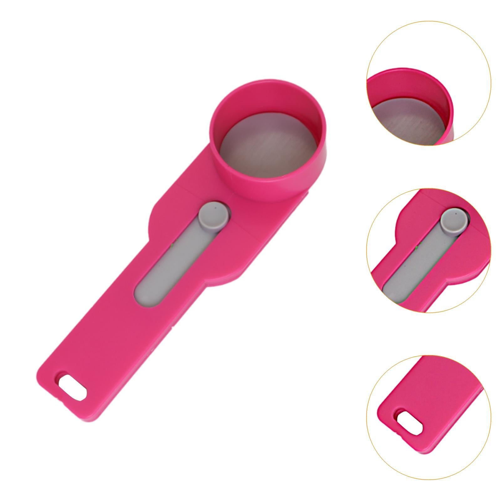 Coffee Measuring Spoon Versatile Coffee Scoop for Cup Refill Protein Powder pink