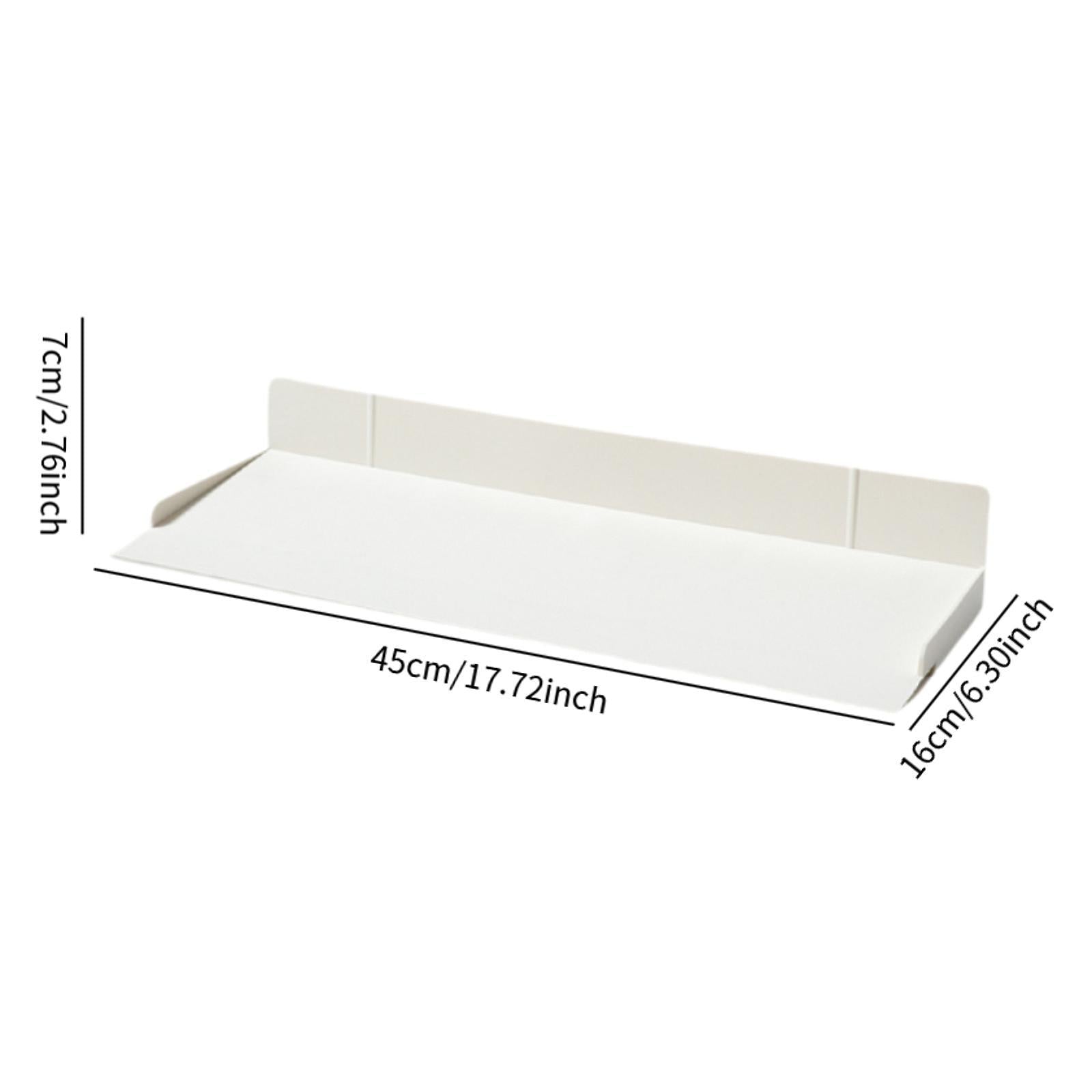 Sink Edge Protector 17.7 inch Drain Pad for Bathroom Bathtub Kitchen Counter Creamy White