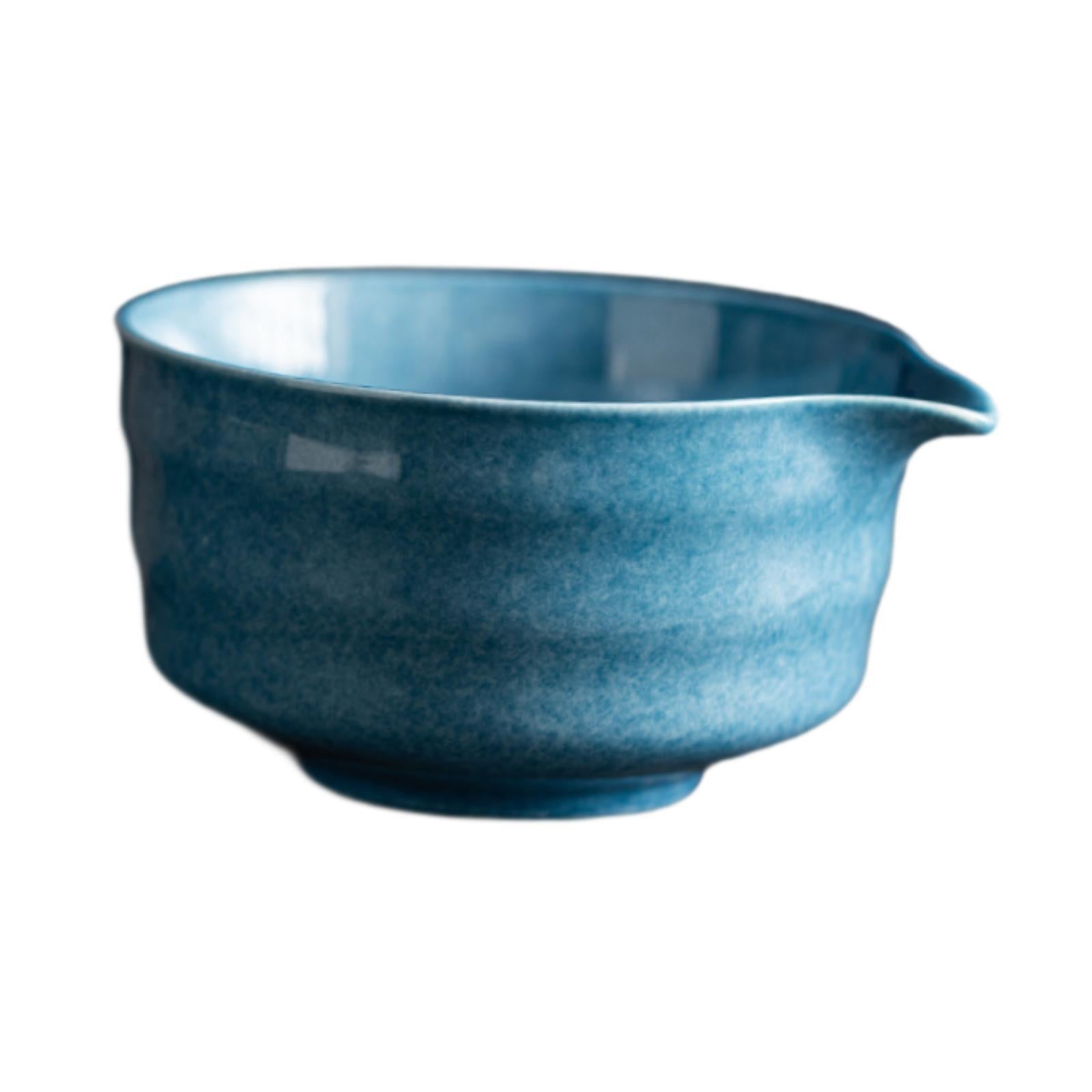 Matcha Mixing Bowl Traditional for Housewarmings Gift 14x12.6x7.2cm Handmade Style D