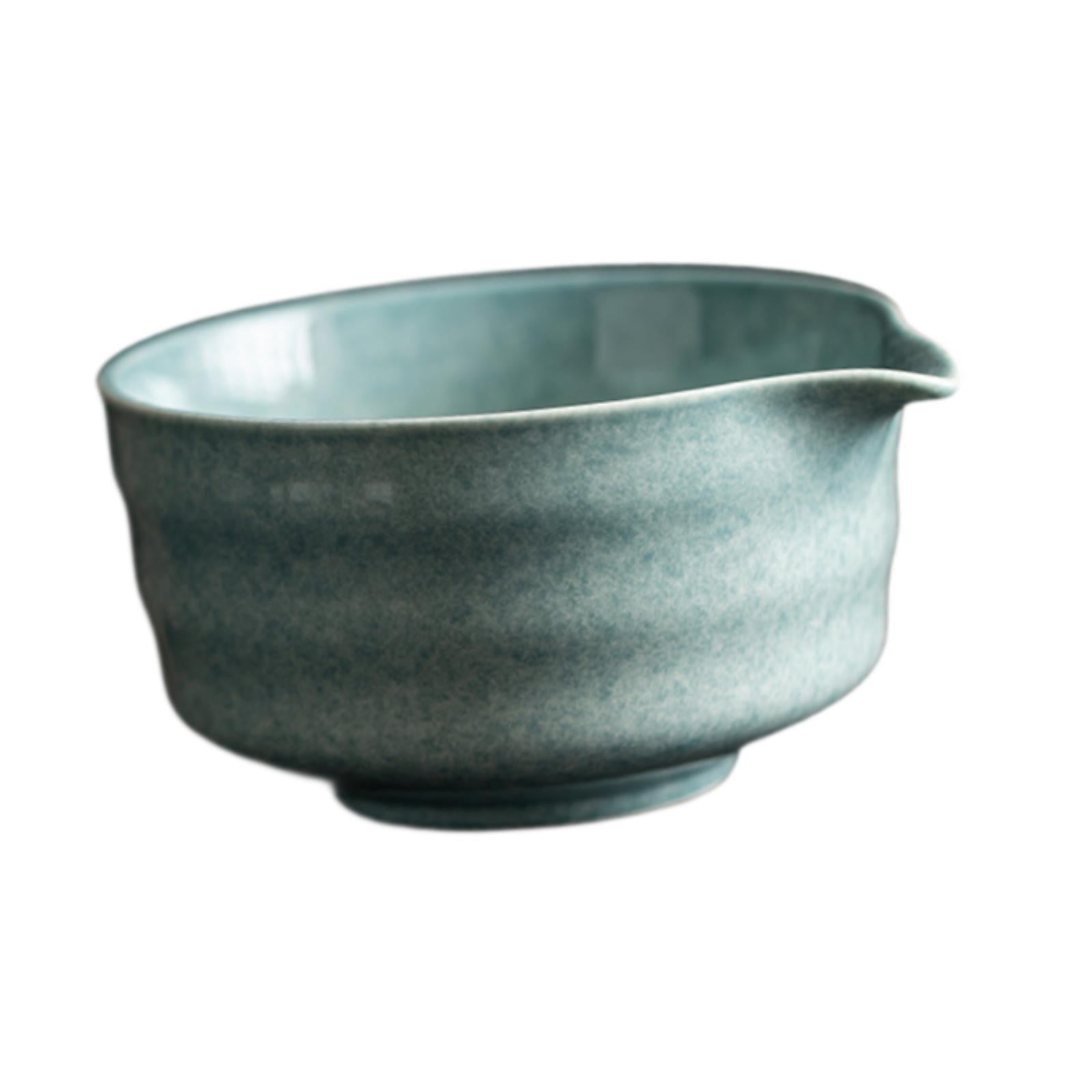 Matcha Mixing Bowl Traditional for Housewarmings Gift 14x12.6x7.2cm Handmade Style E
