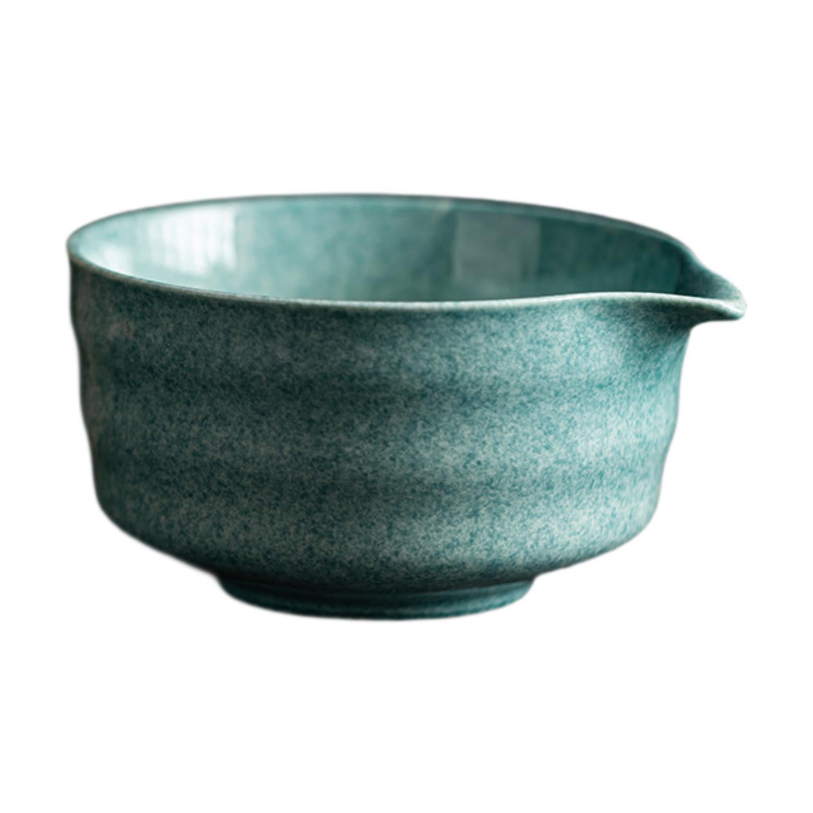 Matcha Mixing Bowl Traditional for Housewarmings Gift 14x12.6x7.2cm Handmade Style F