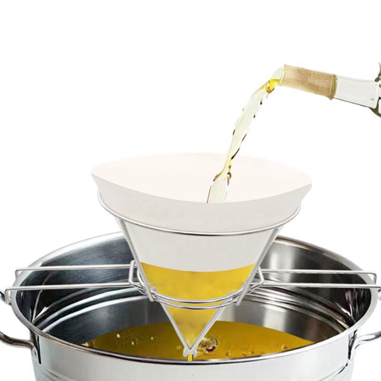 Oil Filter Holder Commercial Cone Frame for Kitchens Food Trucks Restaurants