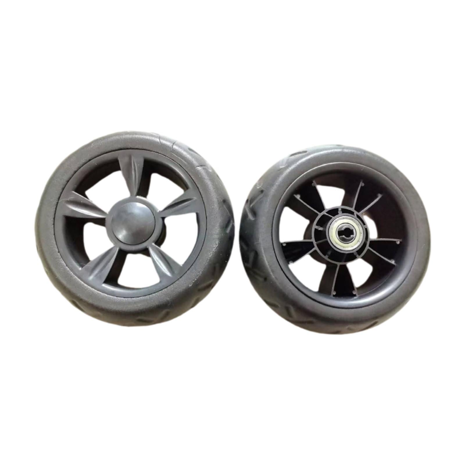 2x Shopping Wheels Multifunction Practical Silent Lightweight Replacing