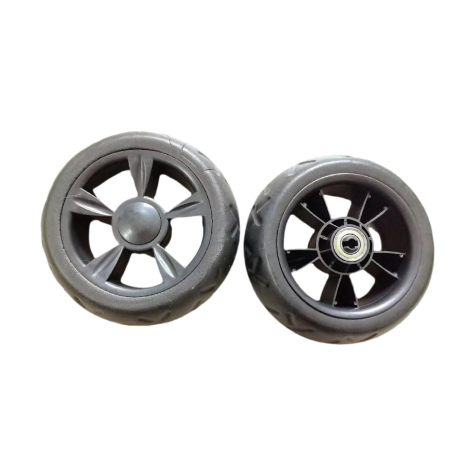2x Shopping Wheels Multifunction Practical Silent Lightweight Replacing