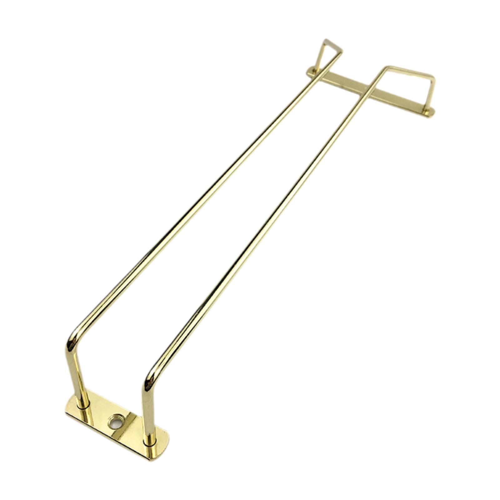 Under Cabinet Wine Glass Holder Glass Storage Hanger for Cabinet Dining Room
