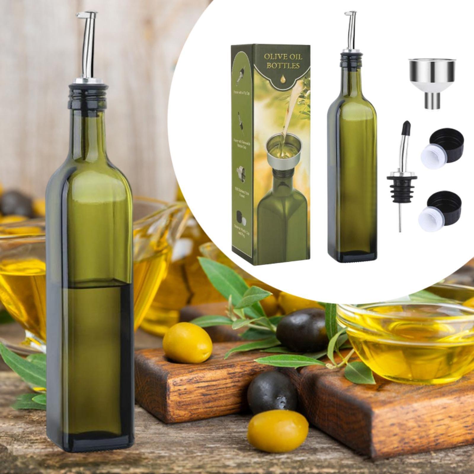 Olive Oil Dispenser Bottle Leakproof Serving Household Oil and Vinegar Cruet