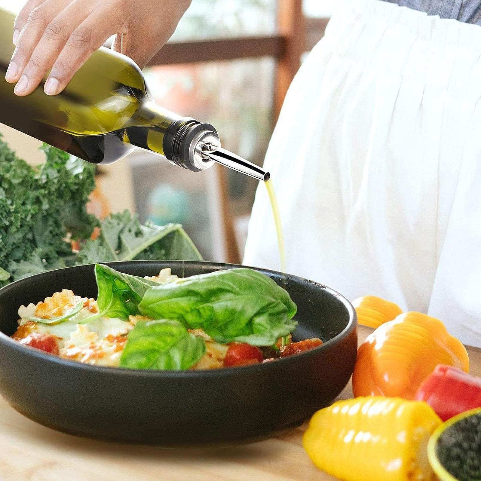 Olive Oil Dispenser Bottle Leakproof Serving Household Oil and Vinegar Cruet