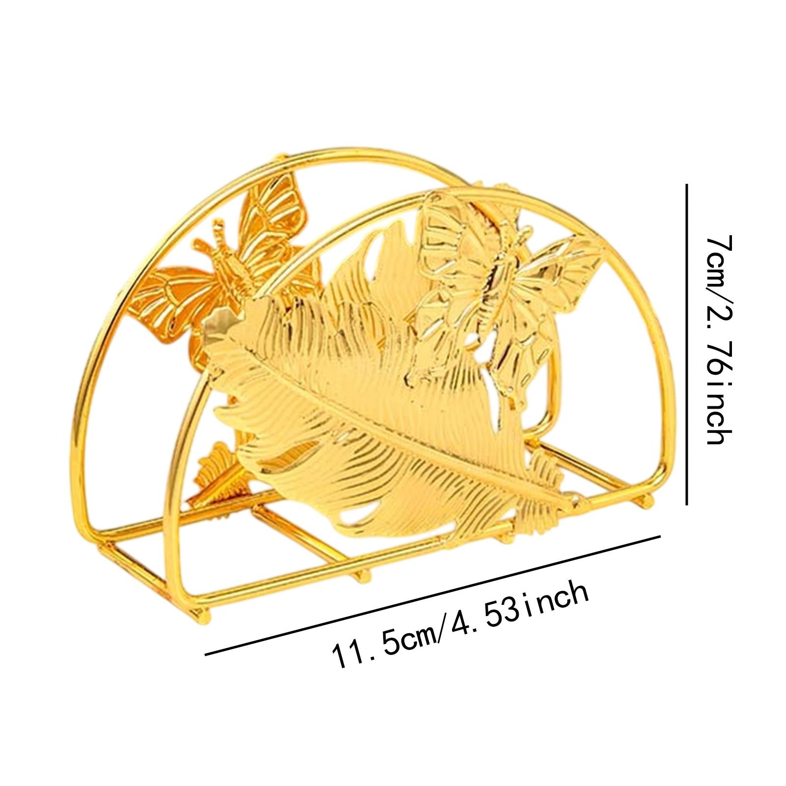 Upright Napkin Holder Home Decor Iron for Wedding Party Kitchen Dining Table Style C