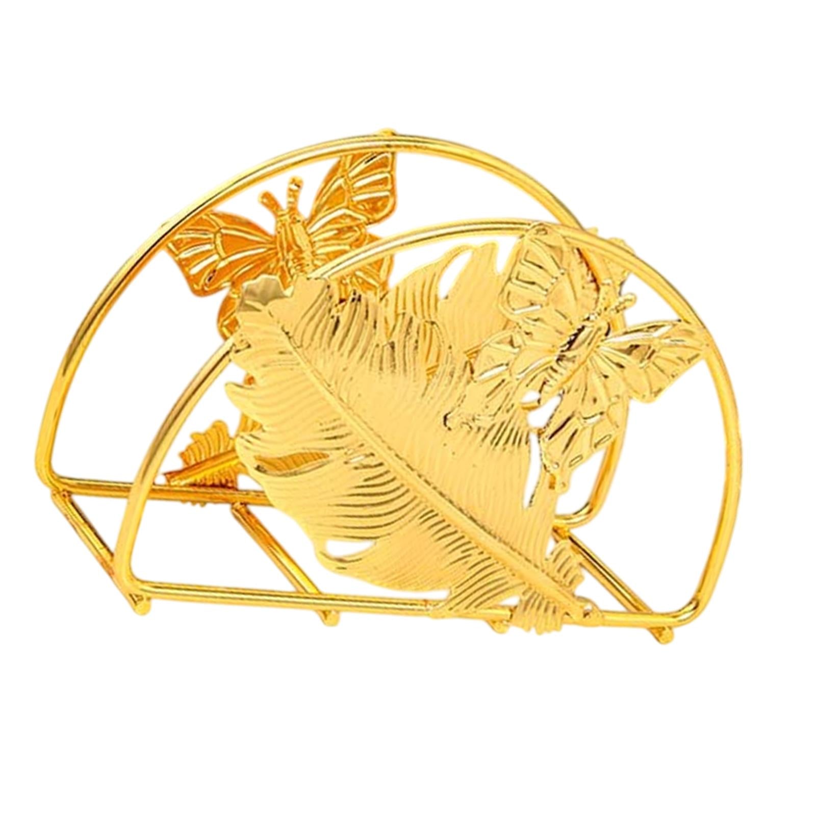 Upright Napkin Holder Home Decor Iron for Wedding Party Kitchen Dining Table Style C