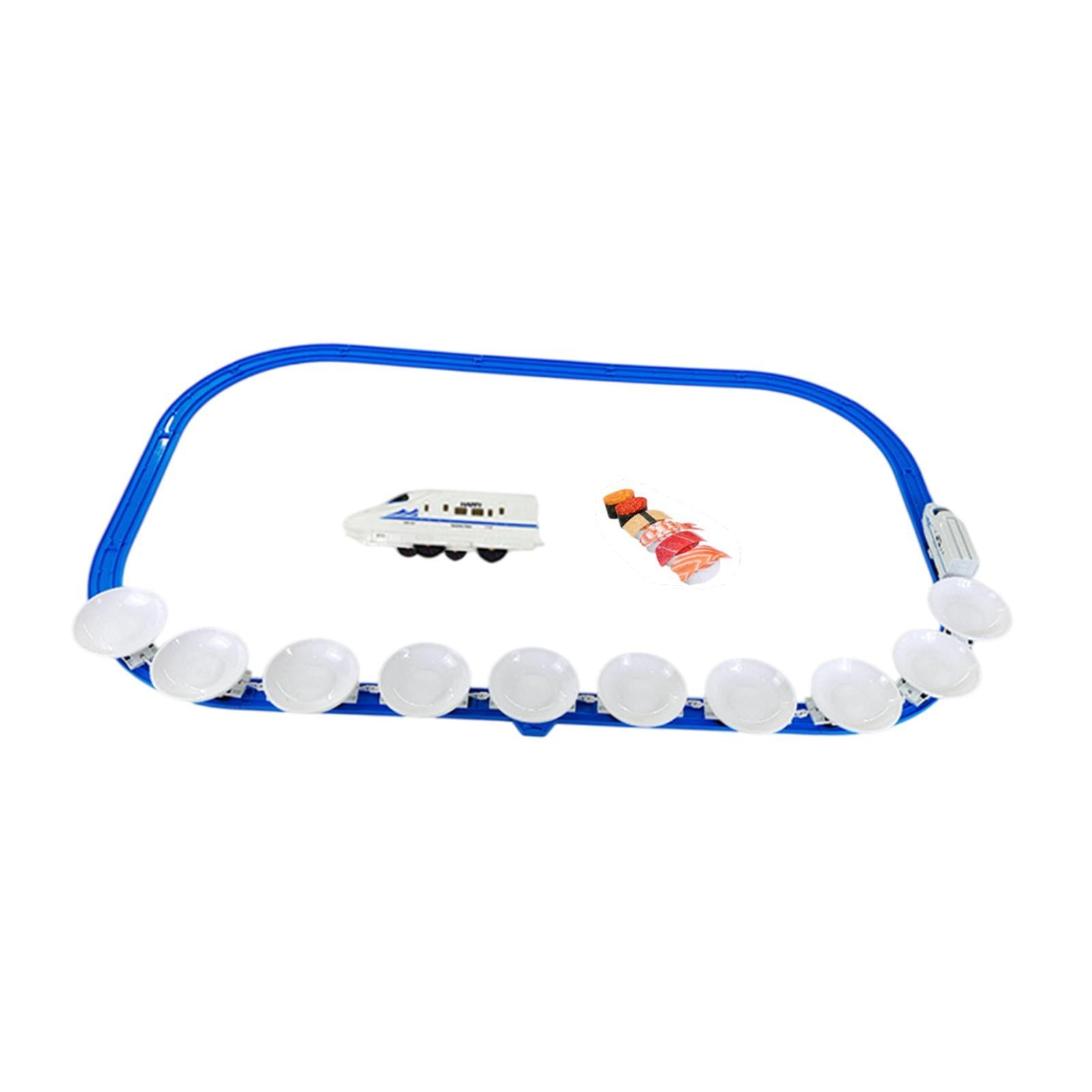 Sushi Train Toys Electric Train Toy for Boys Girl Party Favors Birthday Gift 2 Train Heads