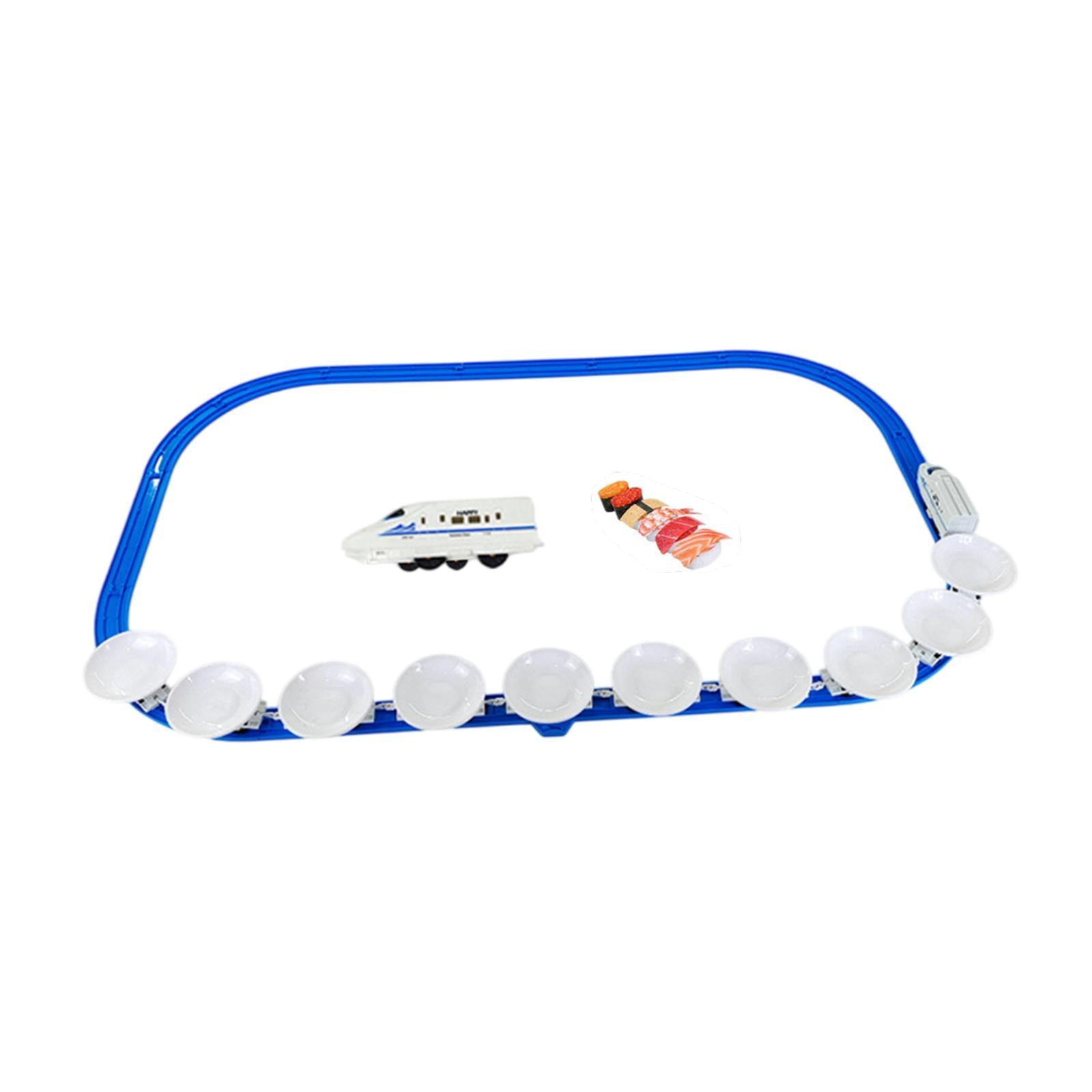 Sushi Train Toys Electric Train Toy for Boys Girl Party Favors Birthday Gift 2 Train Heads