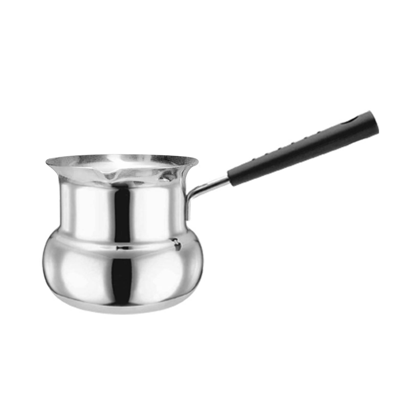 Coffee Pot Teapot Milk Warming Pot for Delicious Daily Travel Camping 264 ml