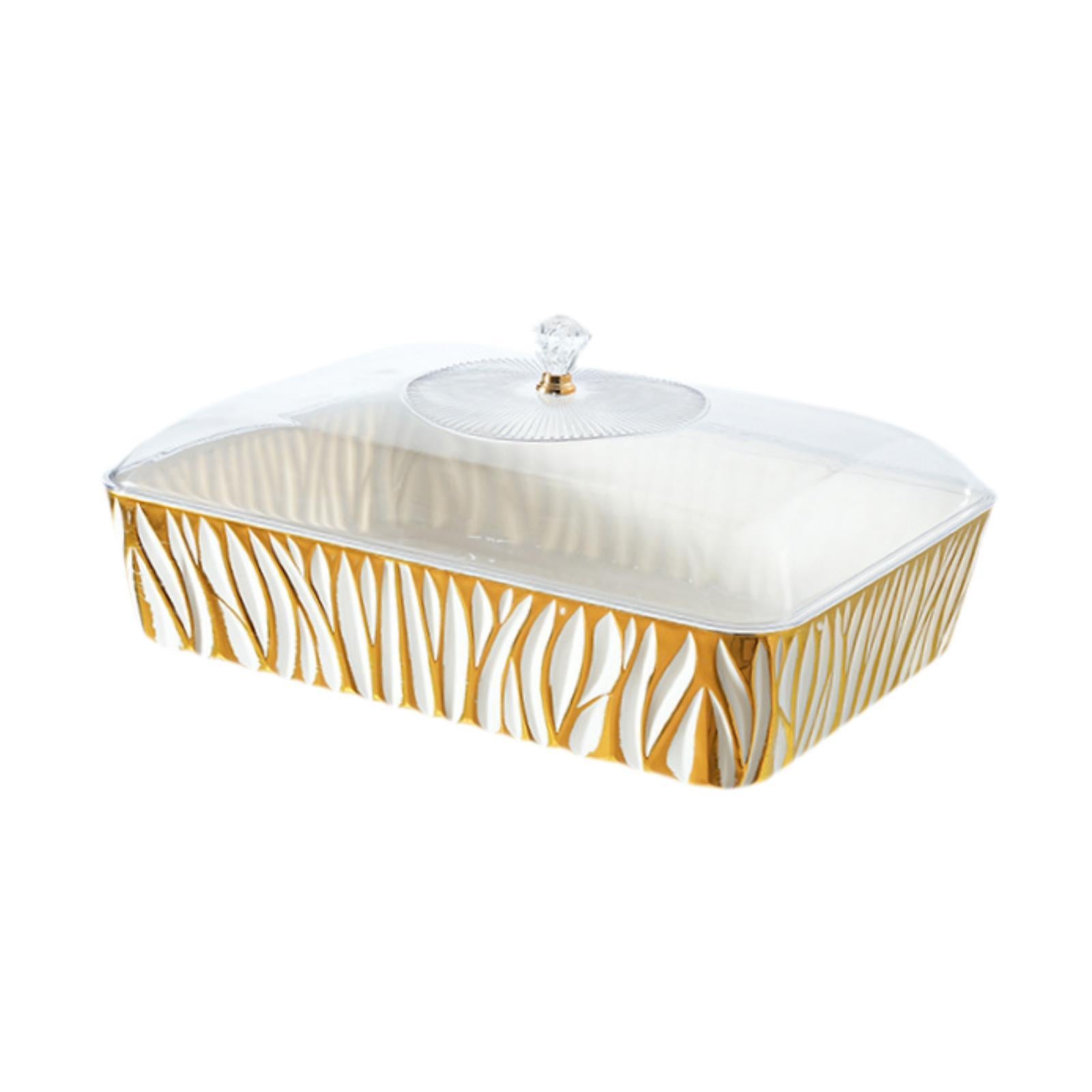 Serving Tray Display Organizer Holder Dish Cake Stand for Food Dessert Fruit 41cmx30.2cmx17cm
