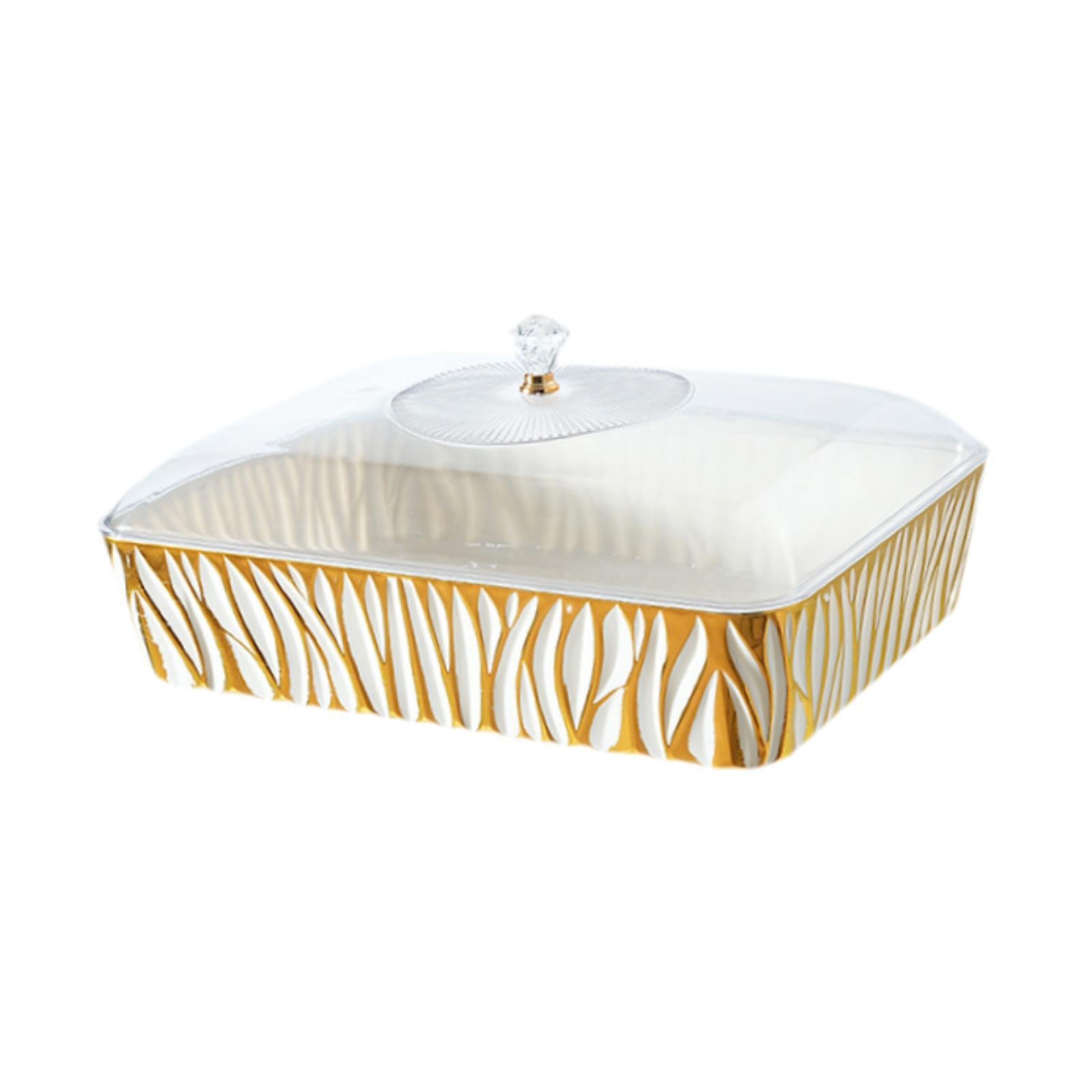 Serving Tray Display Organizer Holder Dish Cake Stand for Food Dessert Fruit 41cmx30.2cmx17cm