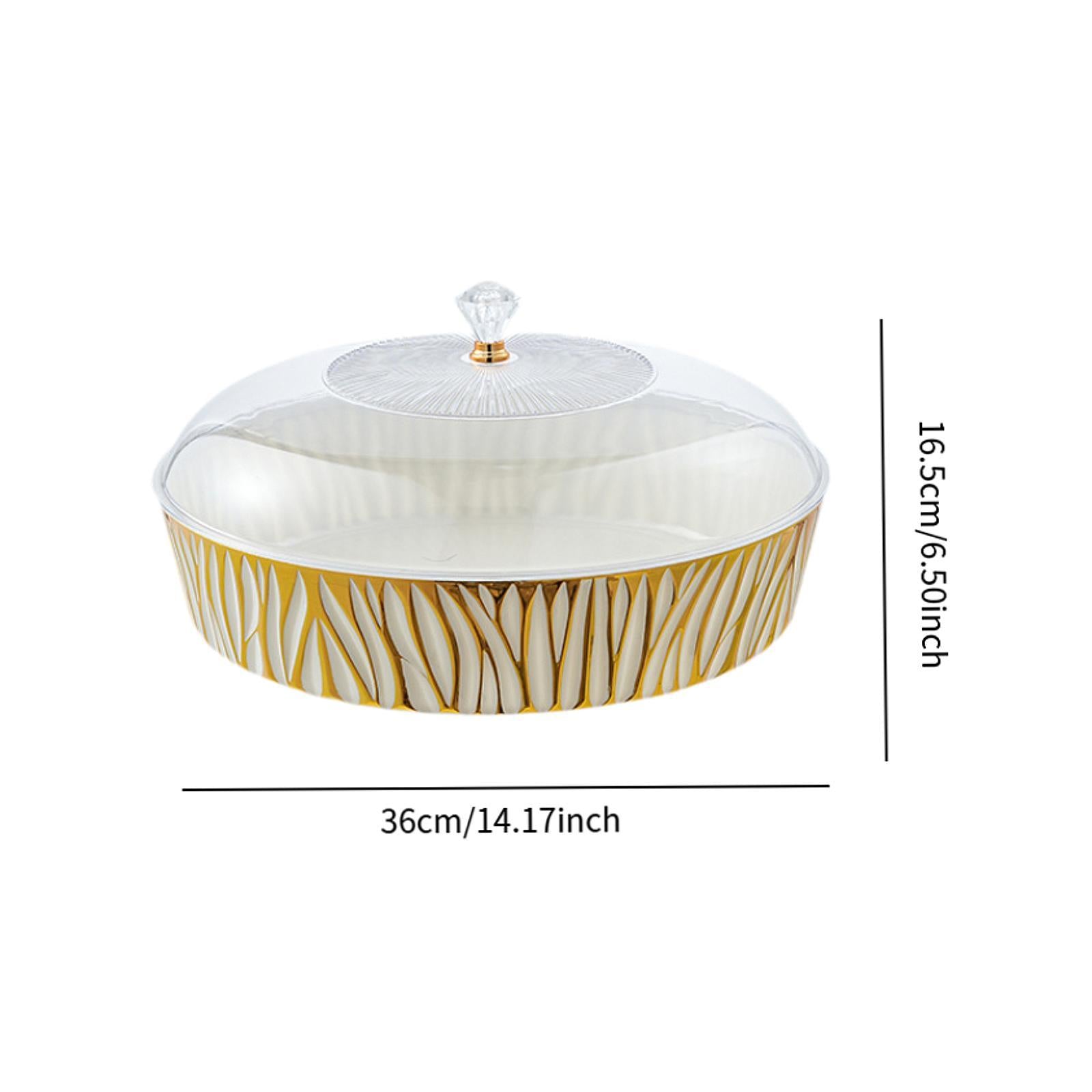 Serving Tray Holder Server Dish Cake Plate for Pastry Treats Sandwich Cookie 36cmx36cmx16.5cm