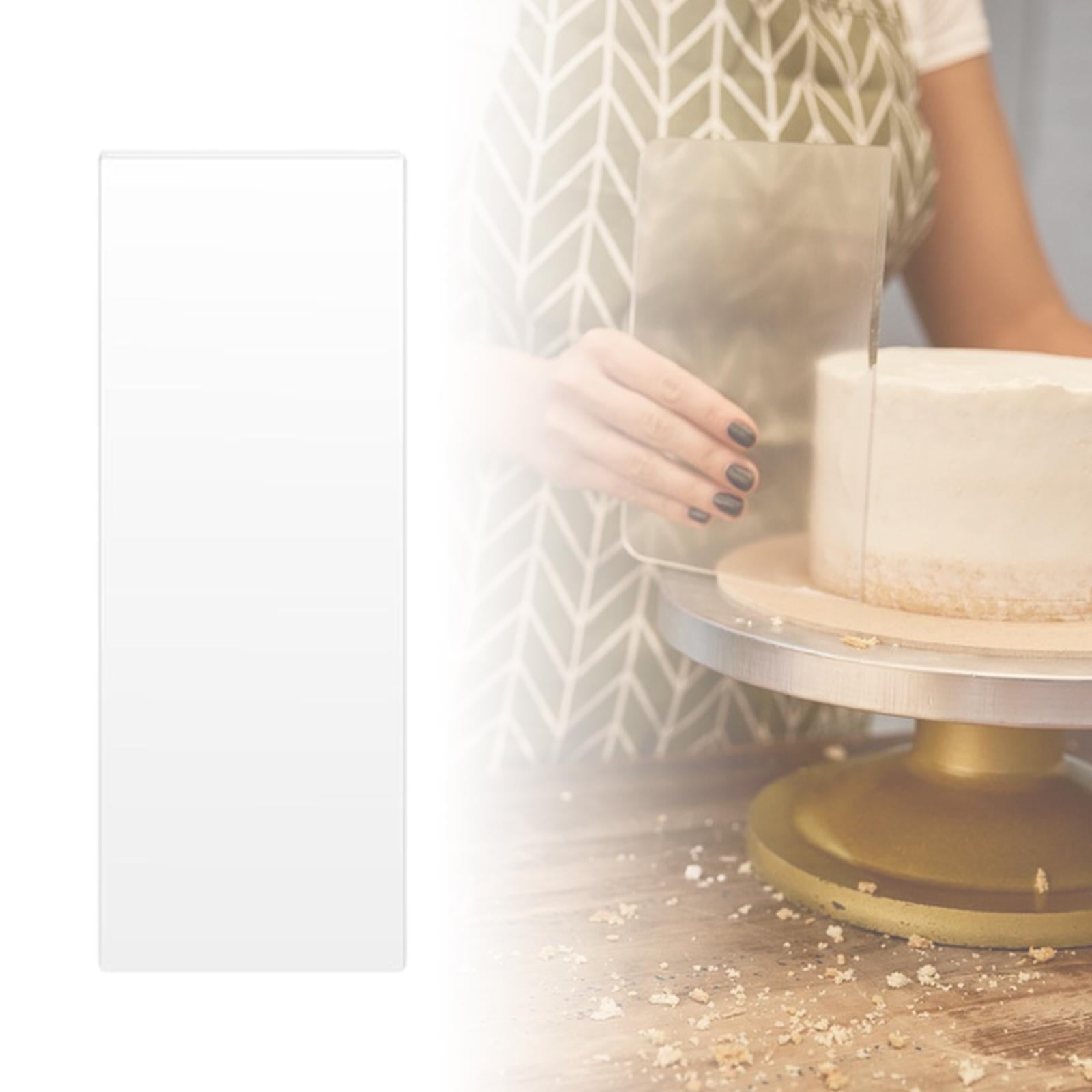 Cake Scraper Flexible Pastry Cutter Cream Decoration Kitchen DIY Baking Tool 30.5x12.7x0.2cm