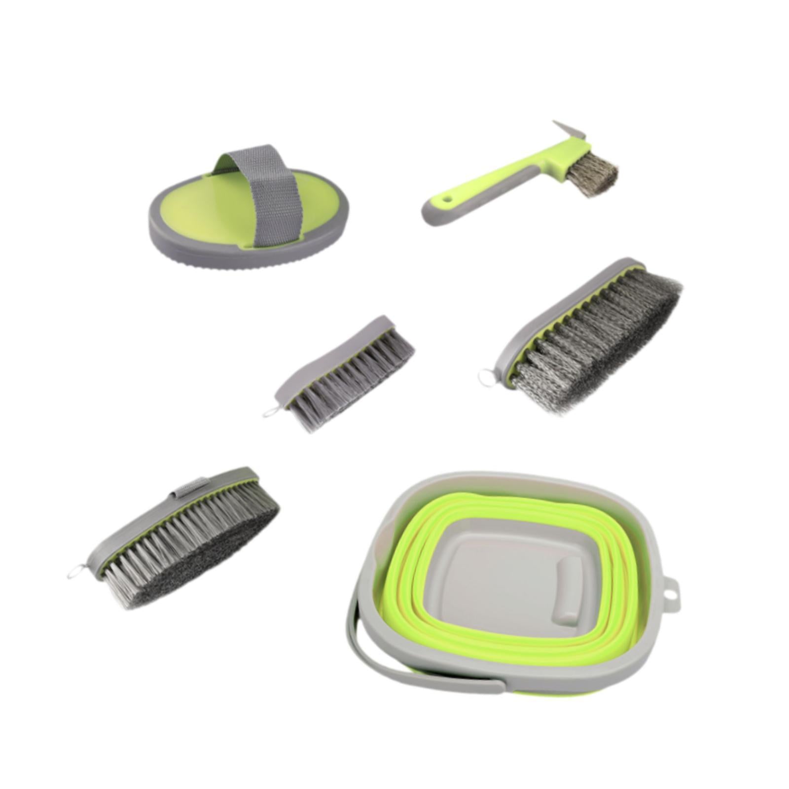 6x Horse Grooming Kit Effective Horse Brush Set for Equestrians Horse Owners