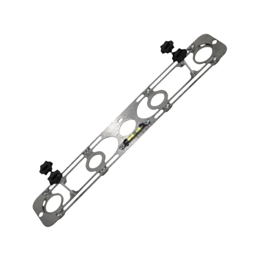 Hot and Cold Water Pipe Leveler Bathroom Faucet Stainless Steel Mounting Aid