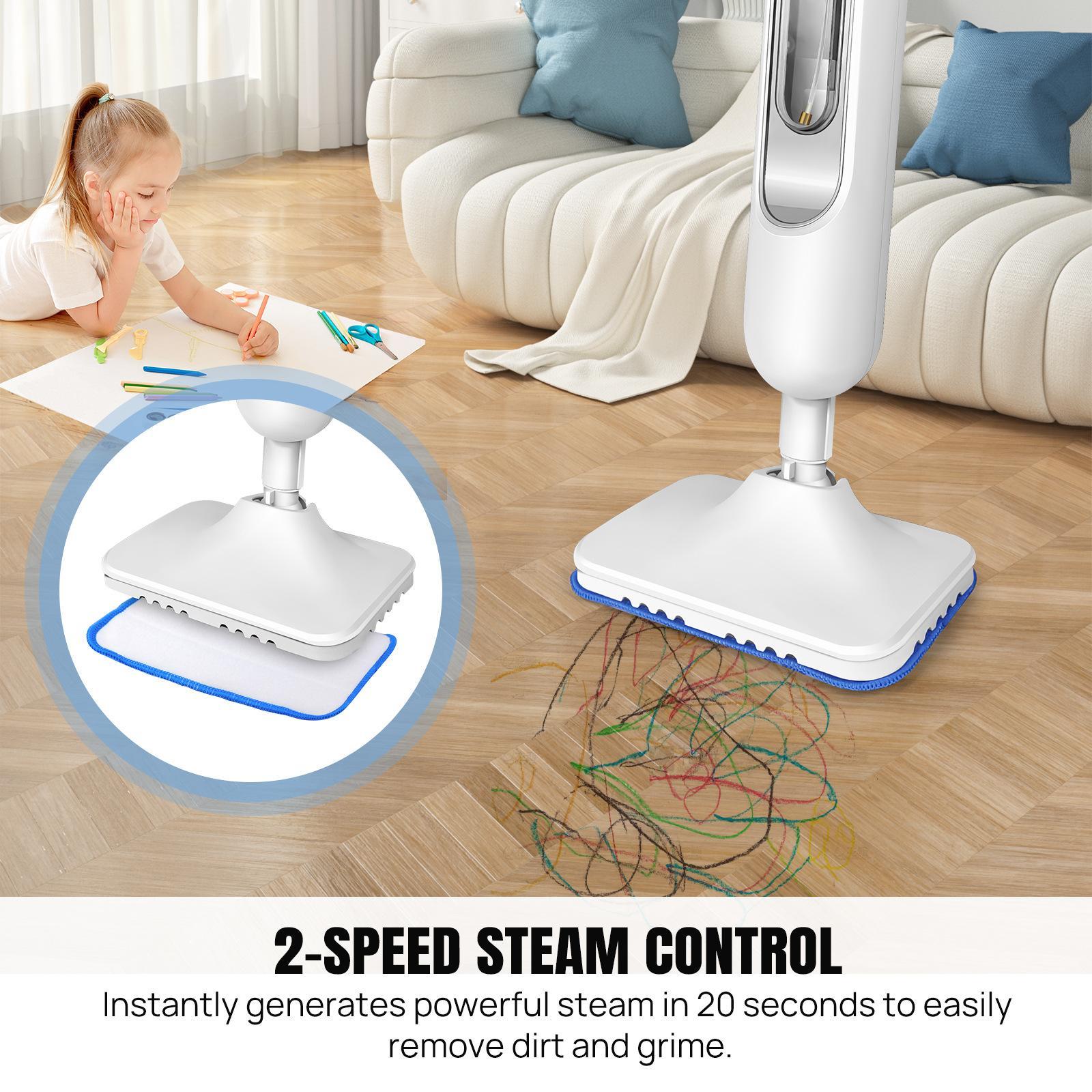 Steaming Mop EU Plug Handheld Steam Cleaner for Hardwood Floors Laminate Carpet
