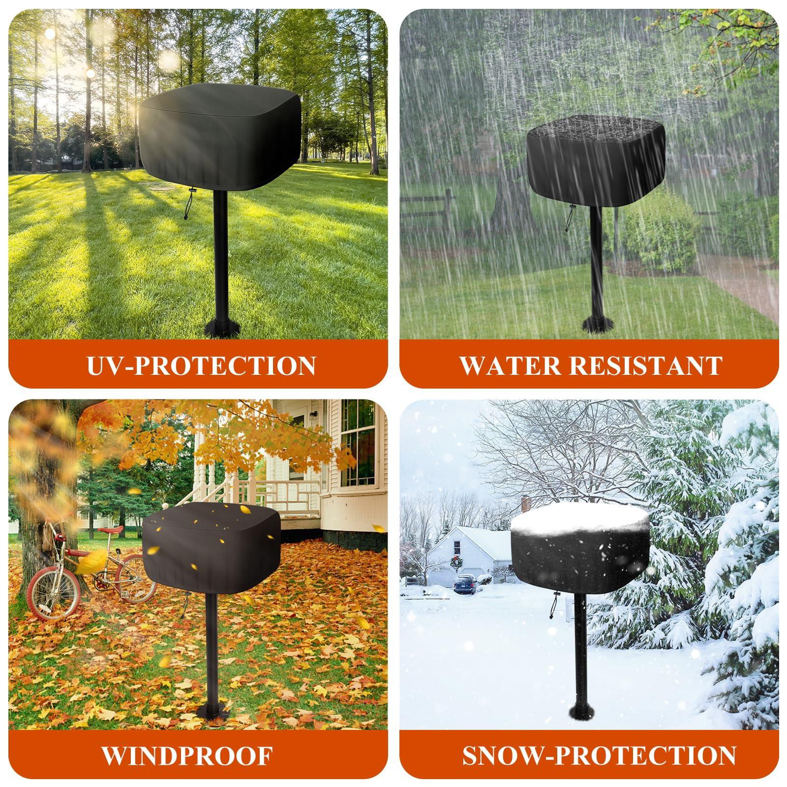 Grill Cover for Park Style Grill Simple Assembly Outdoor BBQ Gas Grill Cover