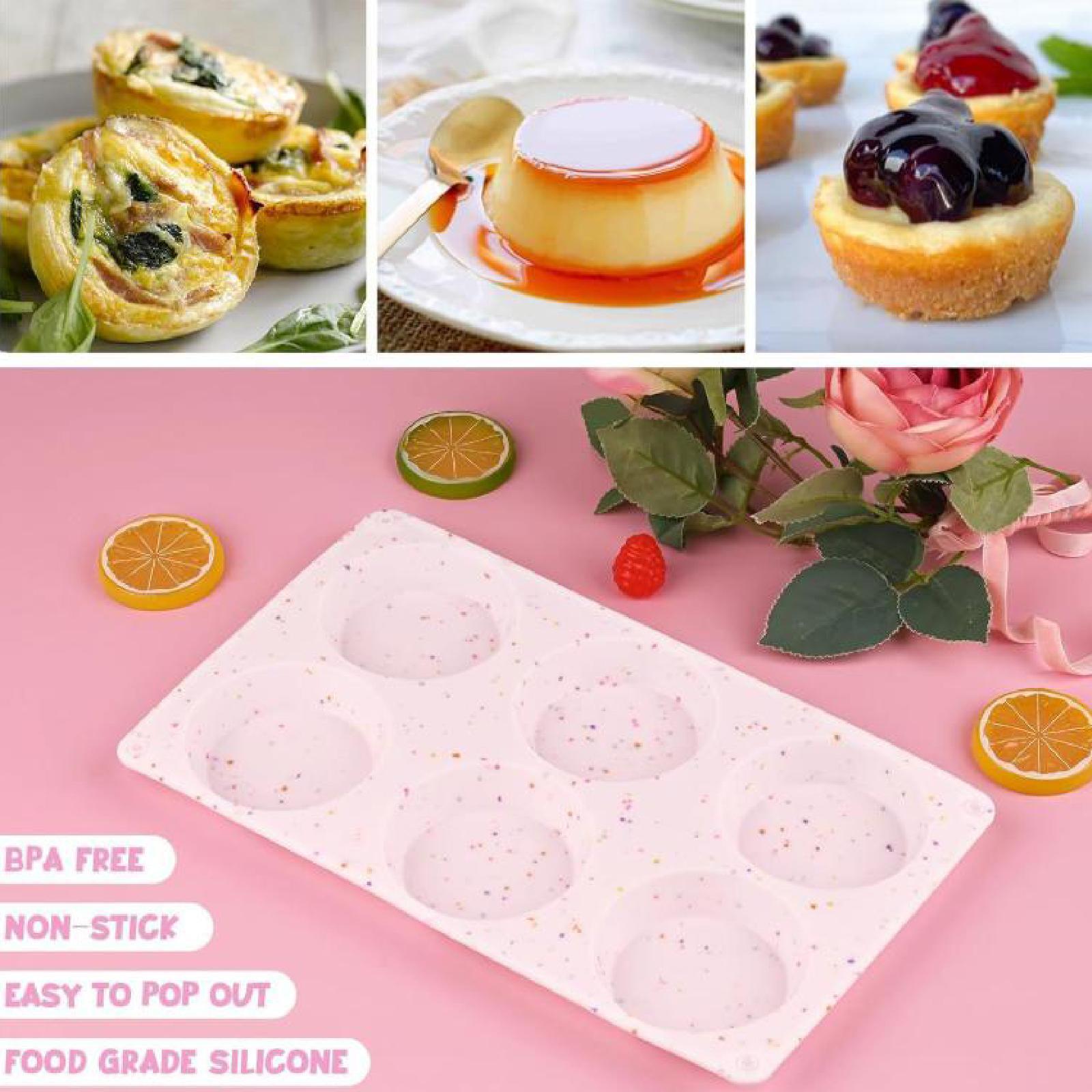 2x Cake Baking Pan Silicone Moulds Baking Cake Maker for Breakfast Cornbread