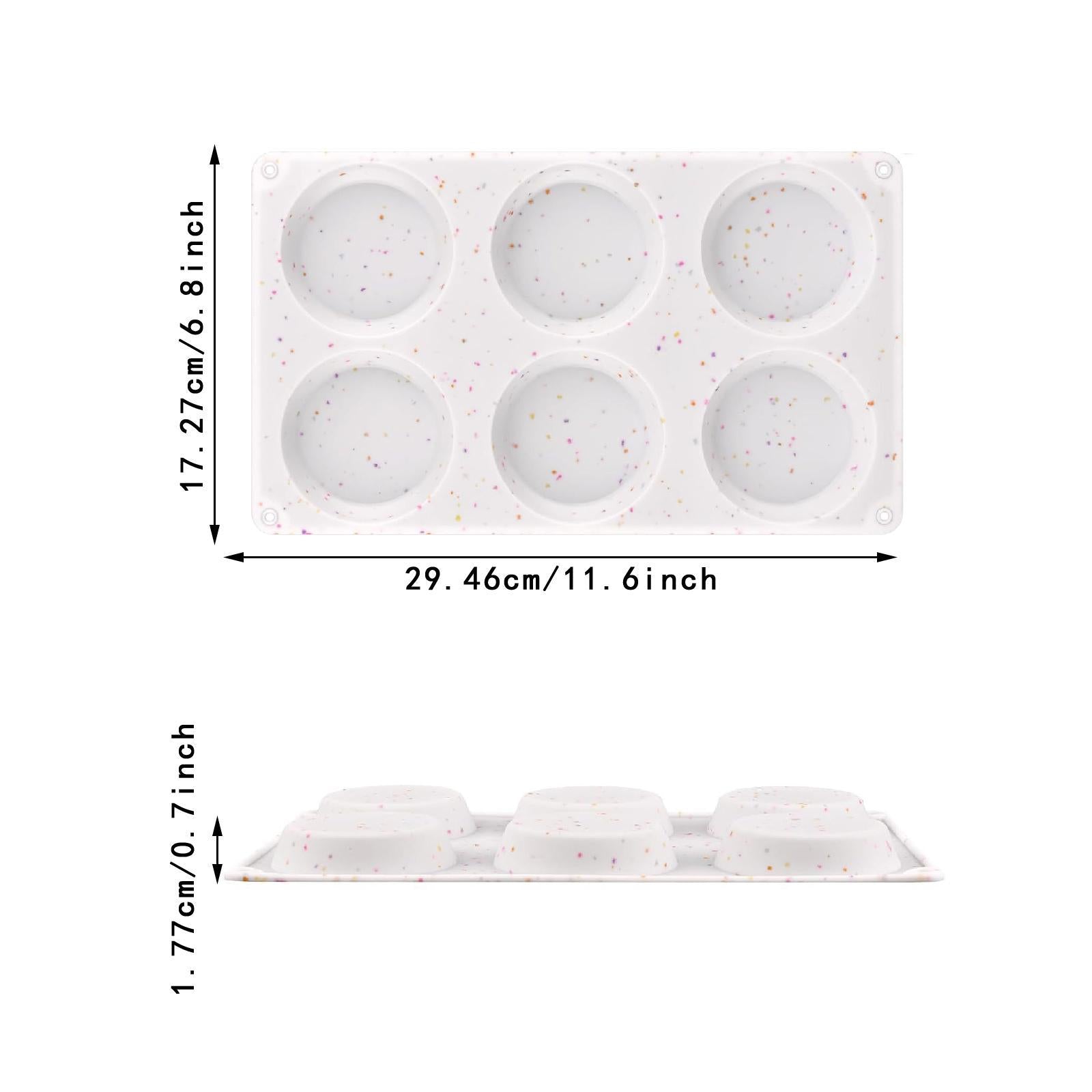 2x Cake Baking Pan Silicone Moulds Baking Cake Maker for Breakfast Cornbread