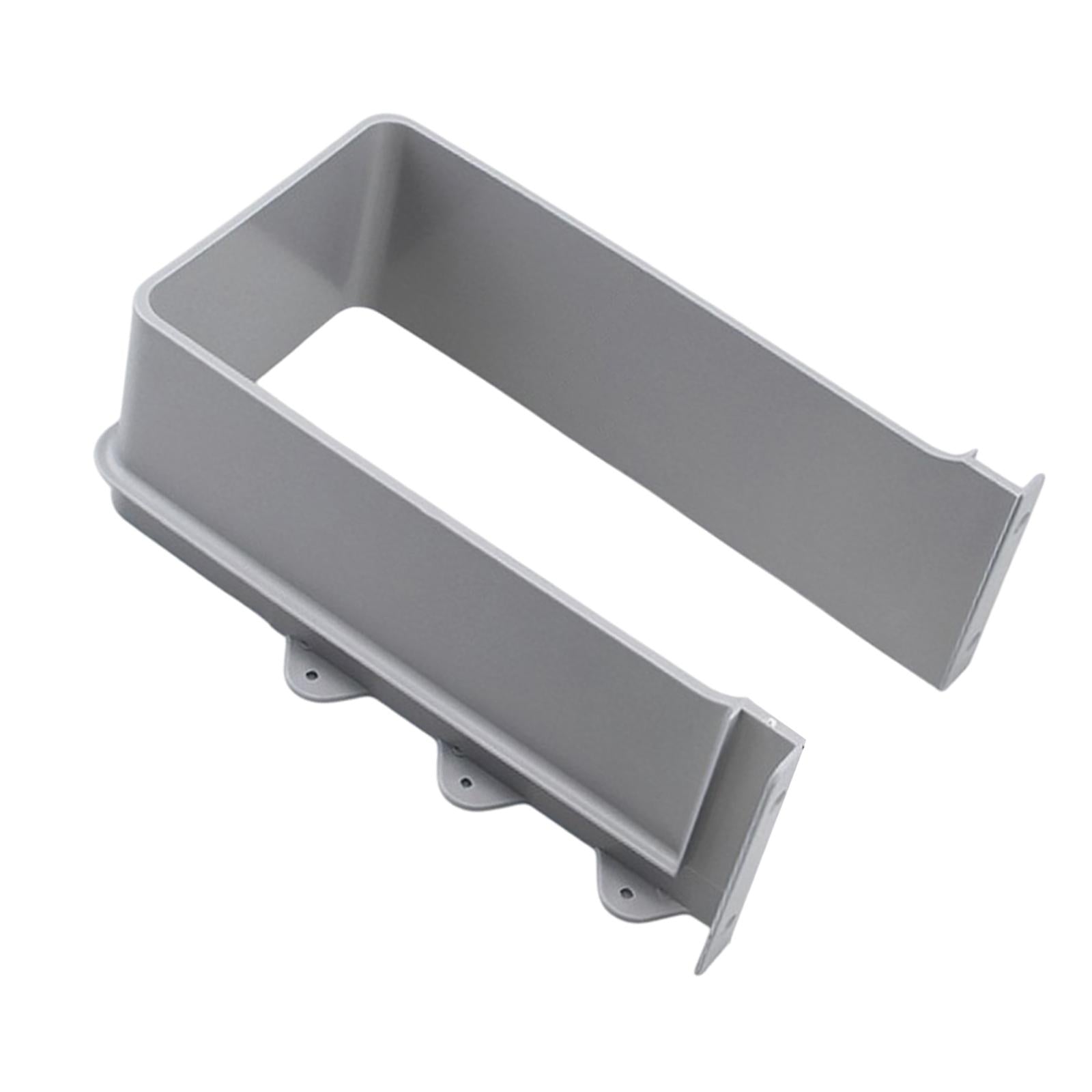 U Shape Under Sink Basin Drain Pipe Cover Sturdy for Bottom Drainage Grommet Height 8.88 cm