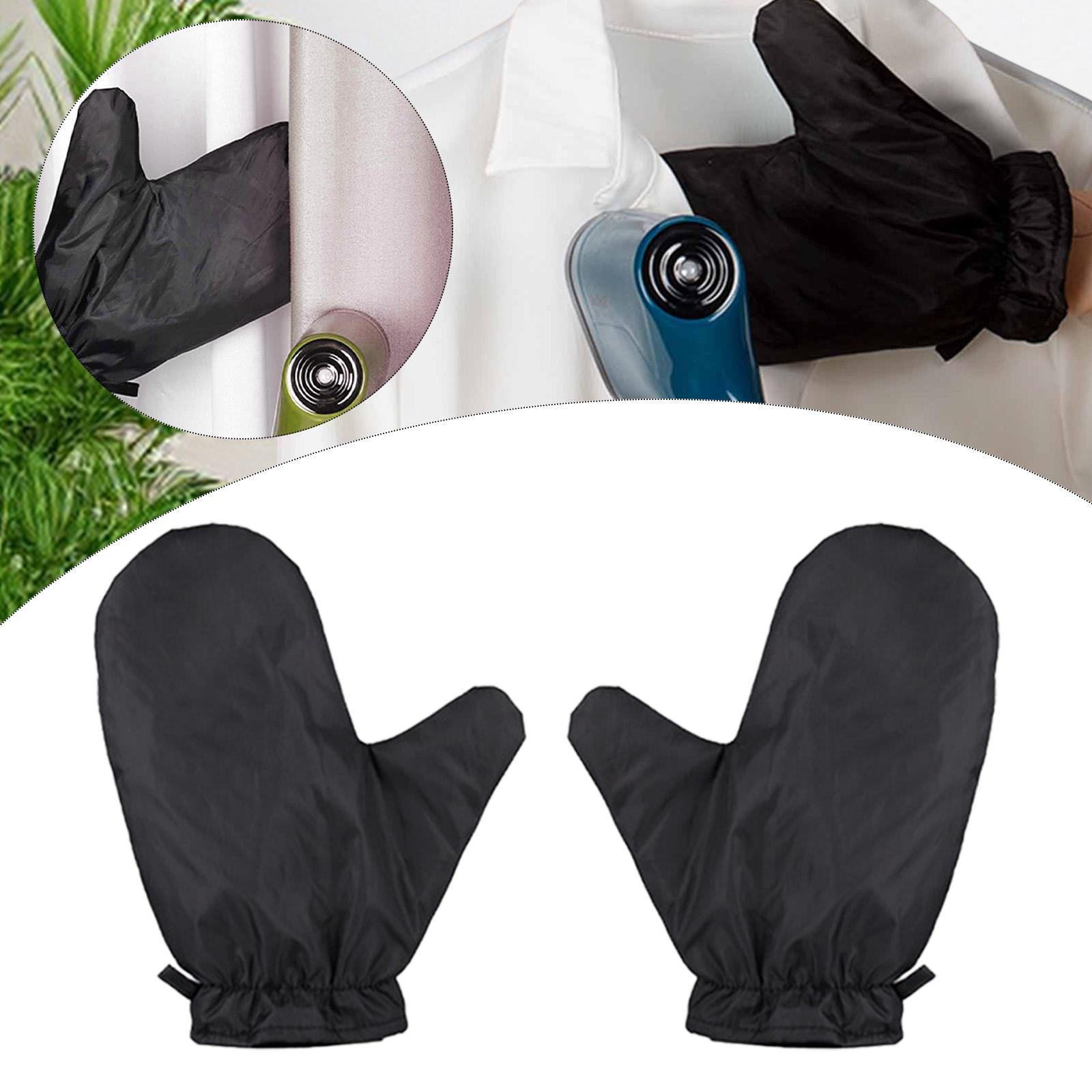 Garment Steamer Ironing Glove Heatproof Anti Steam Mitt for Steamers Clothes 2 Pieces