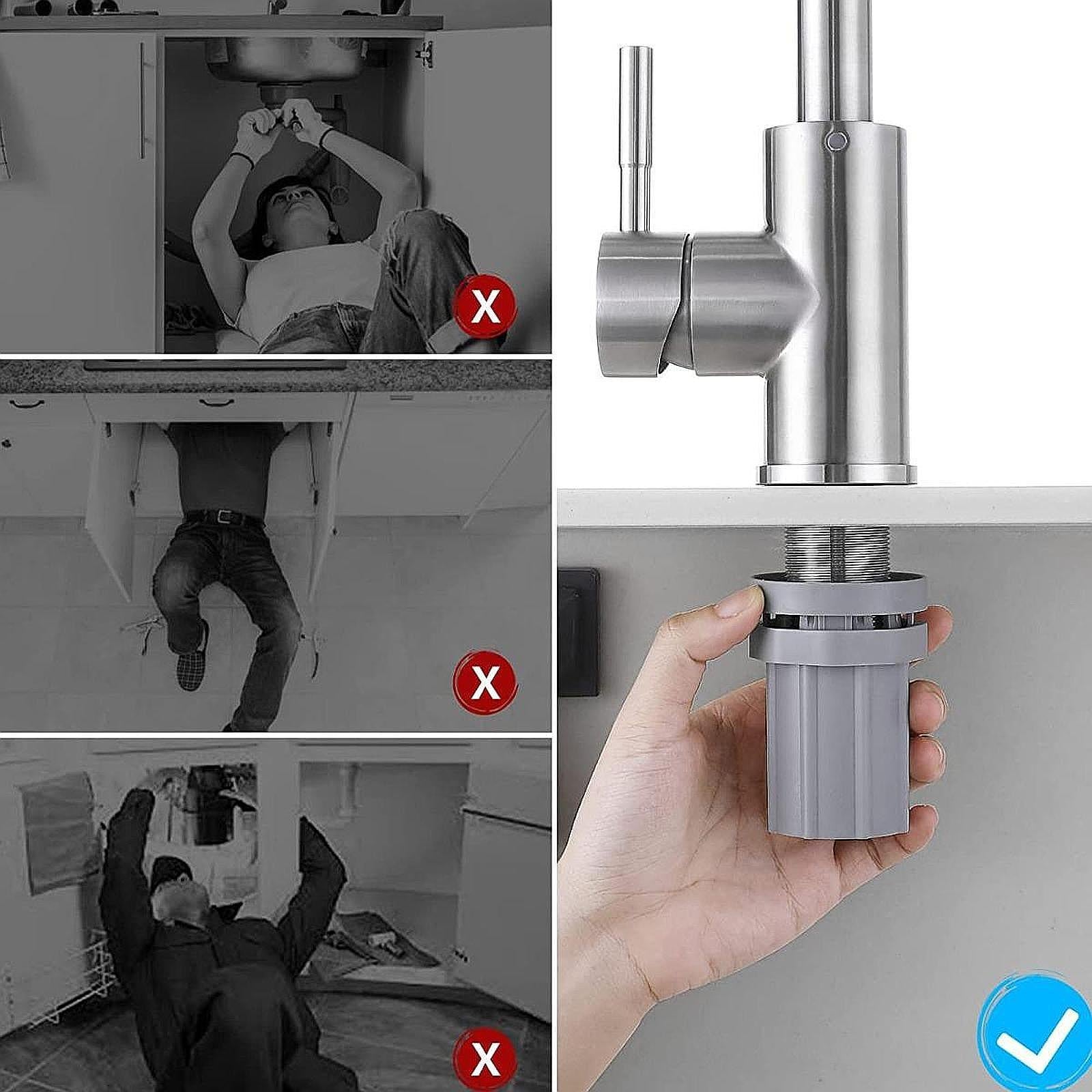 Faucet Coupling Nut Sturdy Directly Replace Faucet Shanks Fixing Accessories