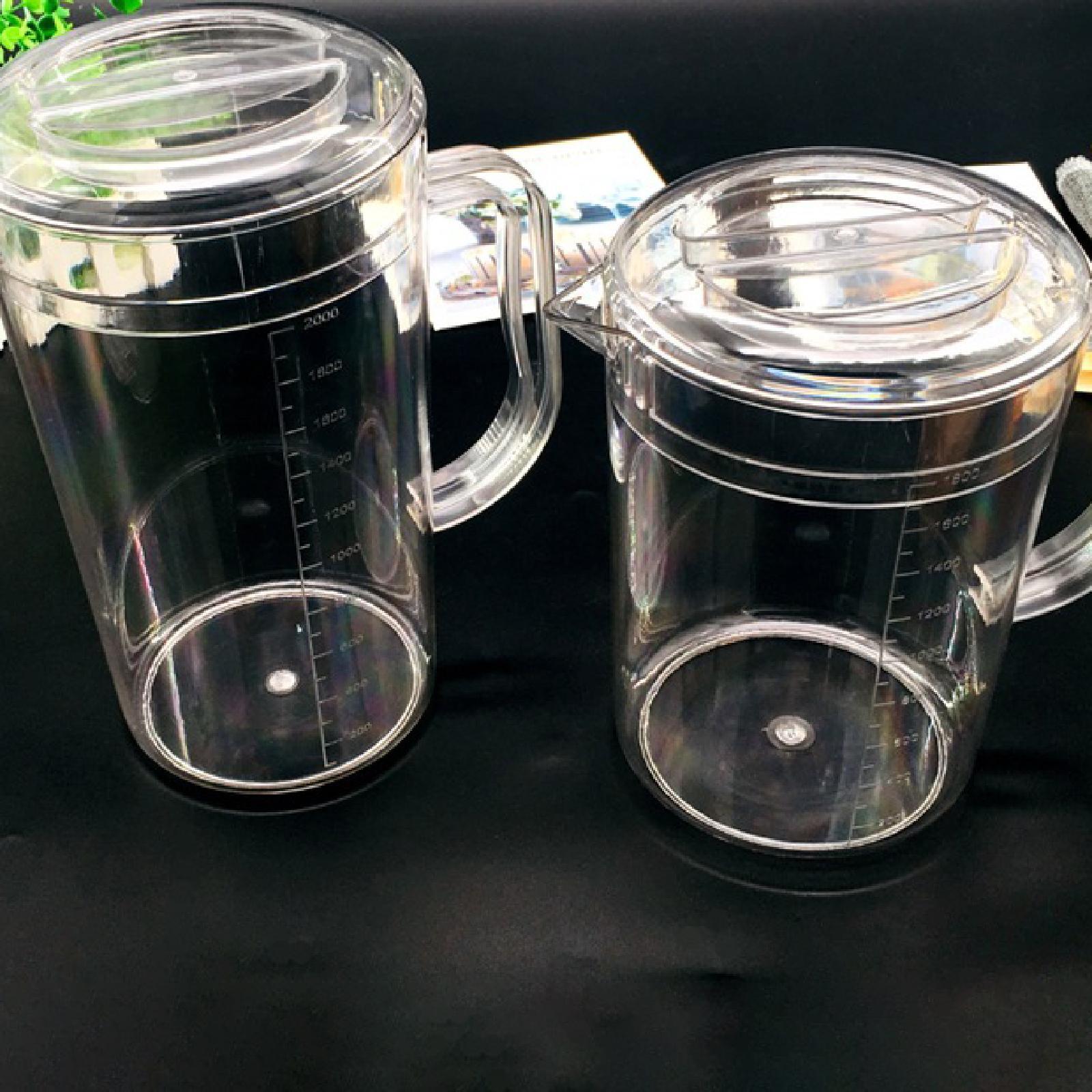Water Pitcher Summer Versatile Household Ice Tea Kettle for Ice Tea Lemonade 1800ml 19.5cmx11.5cm