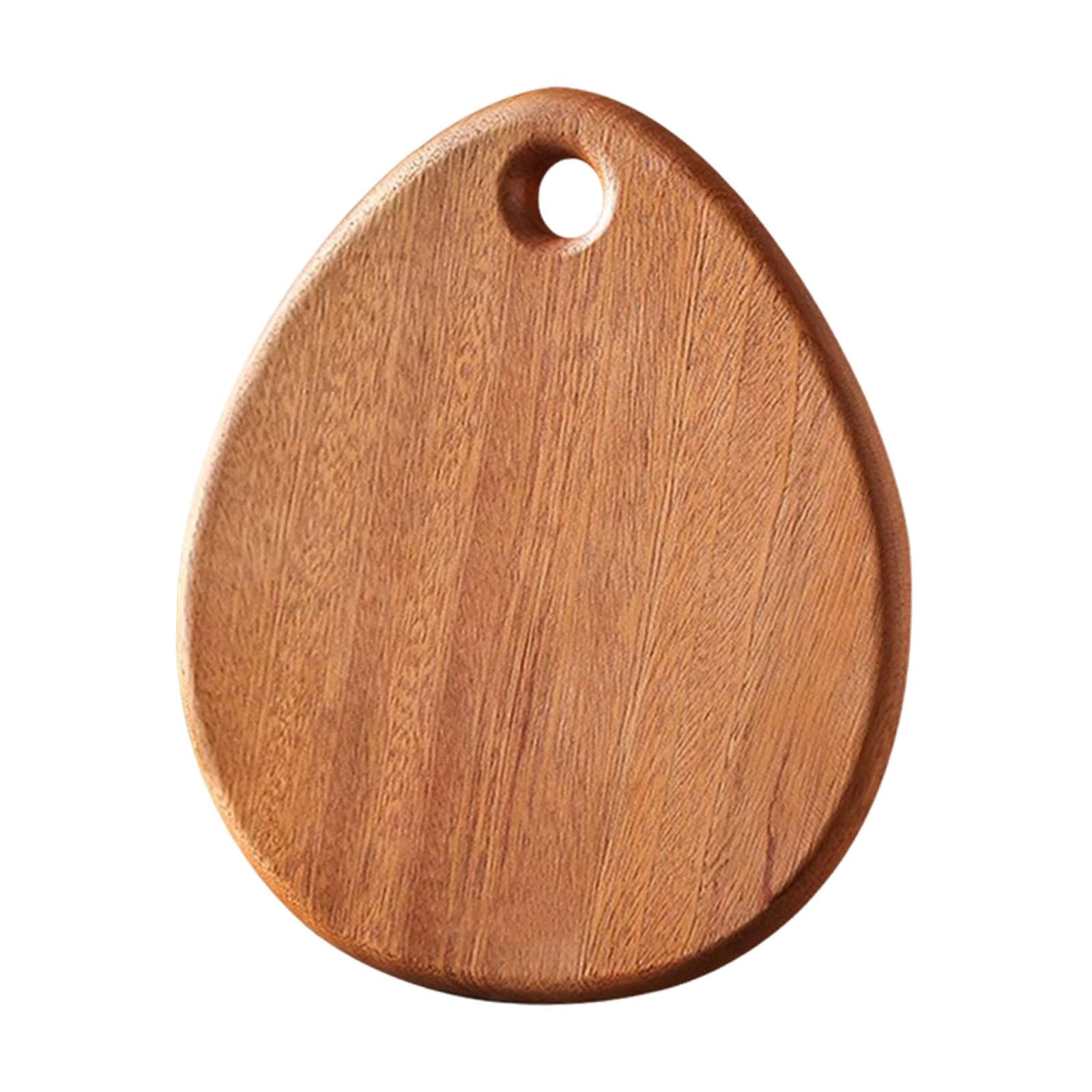 Wood Cutting Board Heavy Duty Serving Tray for Bread Carving Meat Vegetables Teardrop